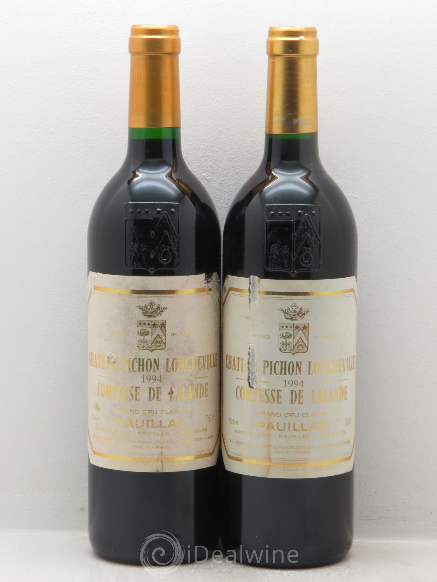 Château Pichon Longueville Comtesse de Lalande 2ème Grand Cru Classé (sans prix de réserve) 1994 - Lot de 2 bouteilles - 0