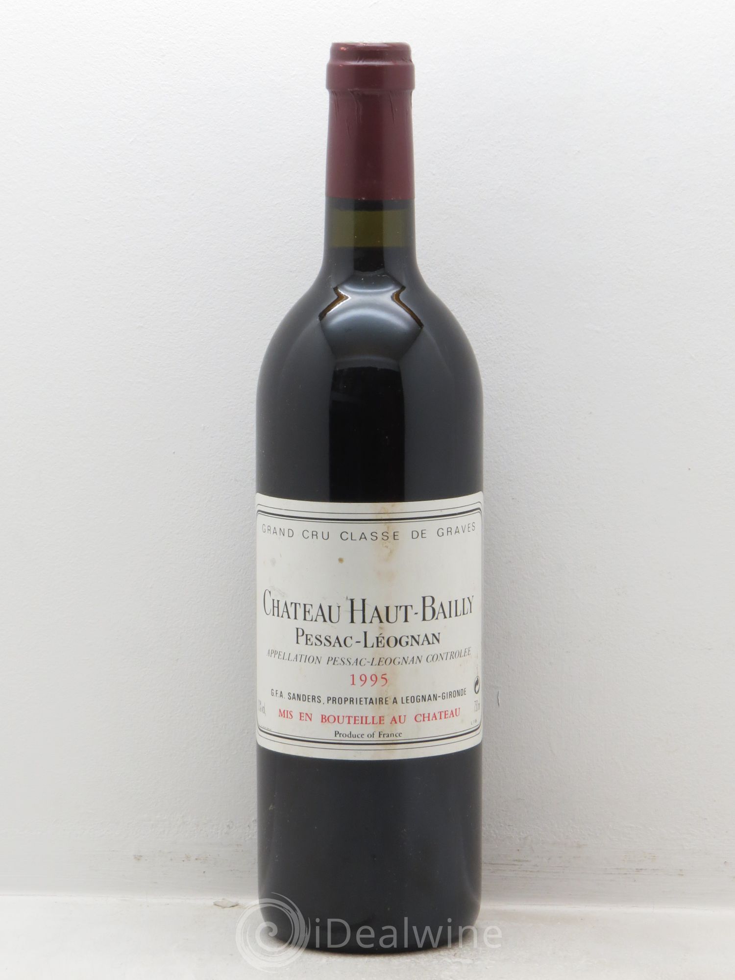 Château Haut-Bailly Cru Classé de Graves (sans prix de réserve) 1995 - Lot de 1 bouteille - 0