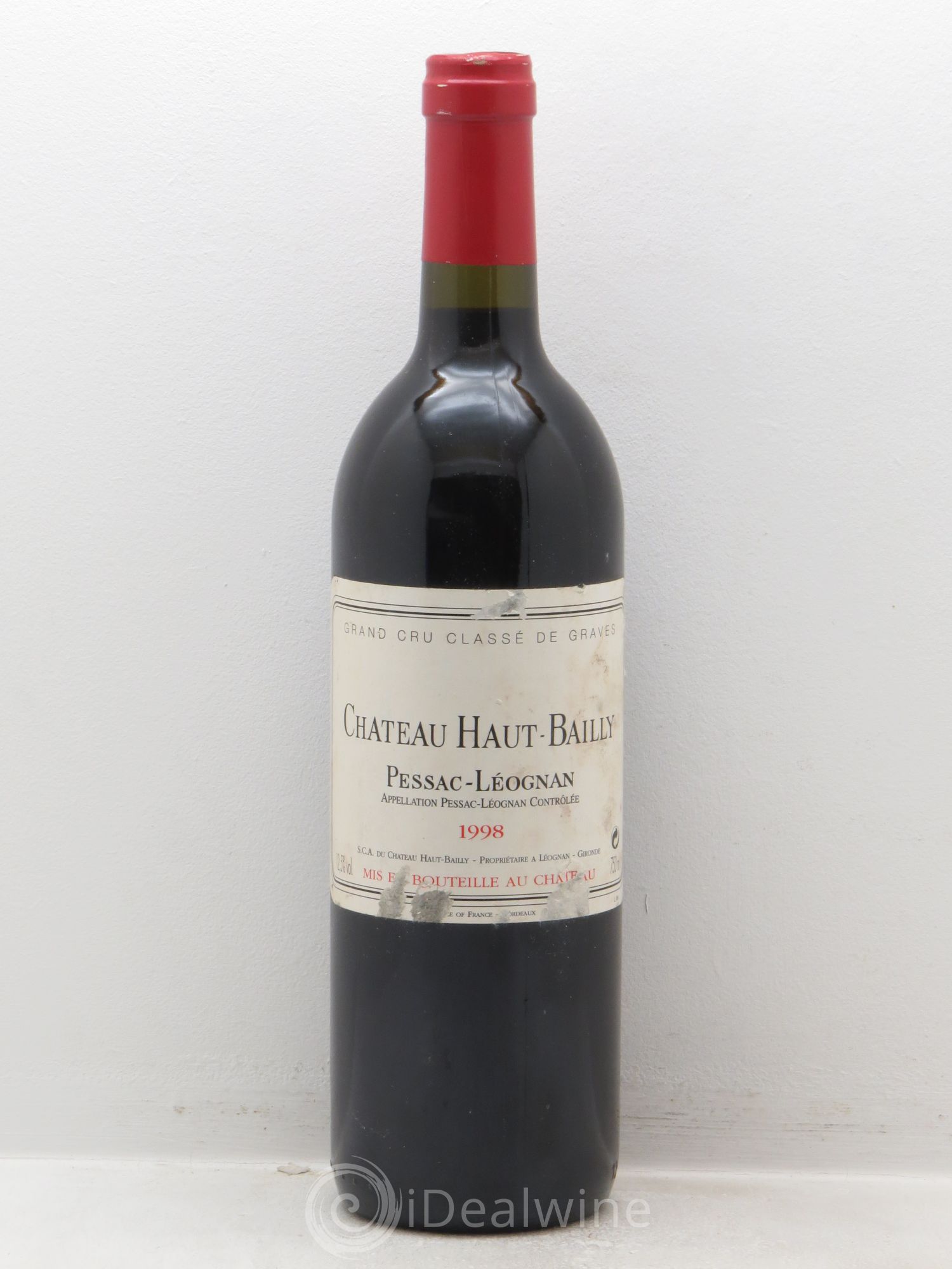 Château Haut-Bailly Cru Classé de Graves (senza prezzo di riserva) 1998 - Lotto di 1 bottiglia - 0