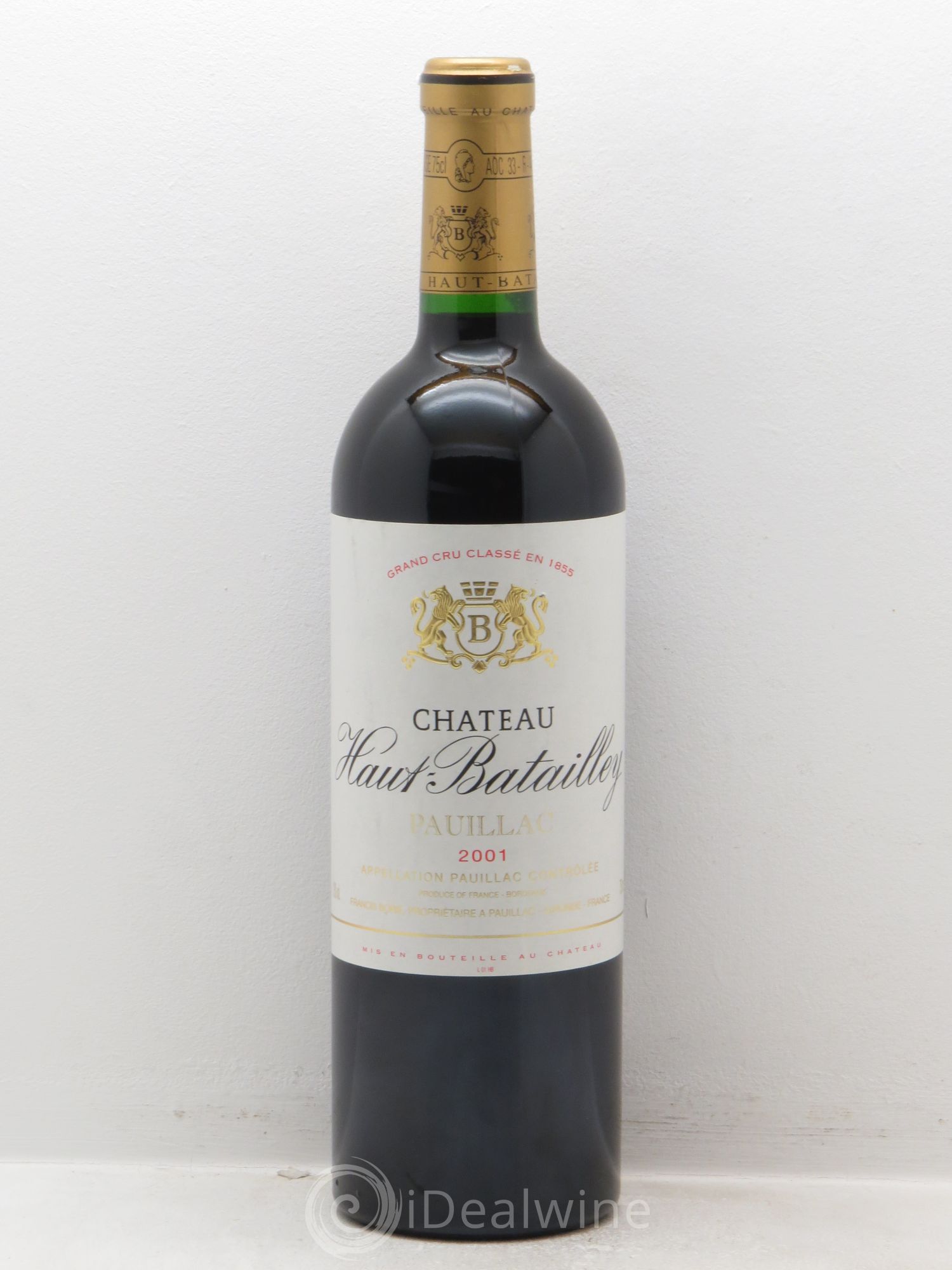 Château Haut Batailley 5ème Grand Cru Classé (sans prix de réserve) 2001 - Lot de 1 bouteille - 0