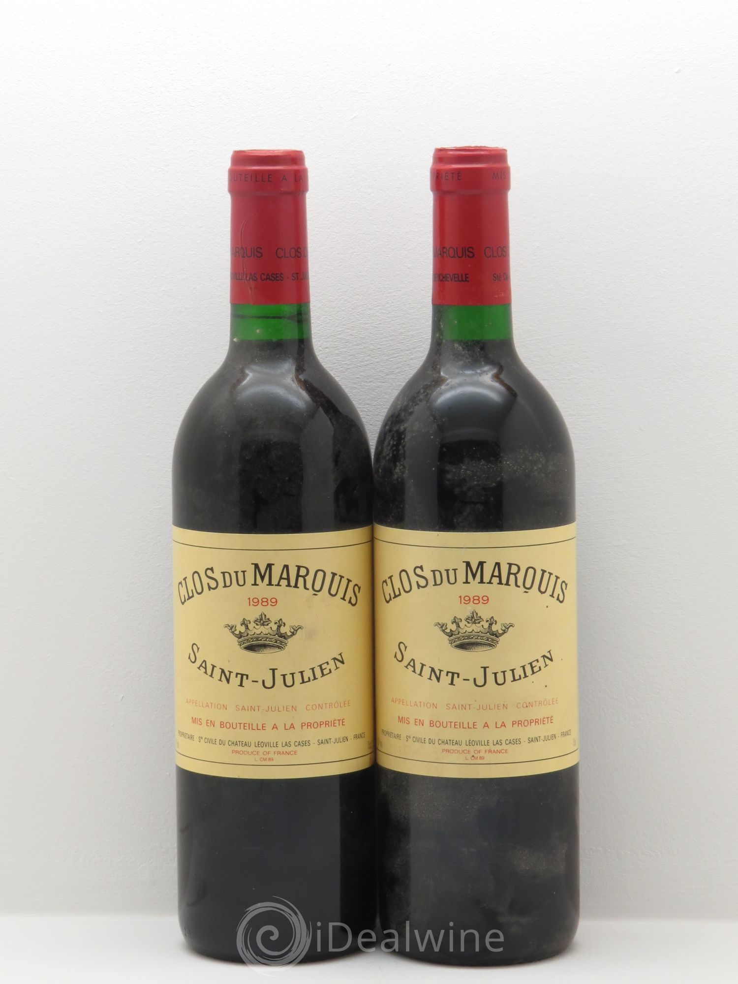 Clos du Marquis (sans prix de réserve) 1989 - Lot de 2 bouteilles - 0