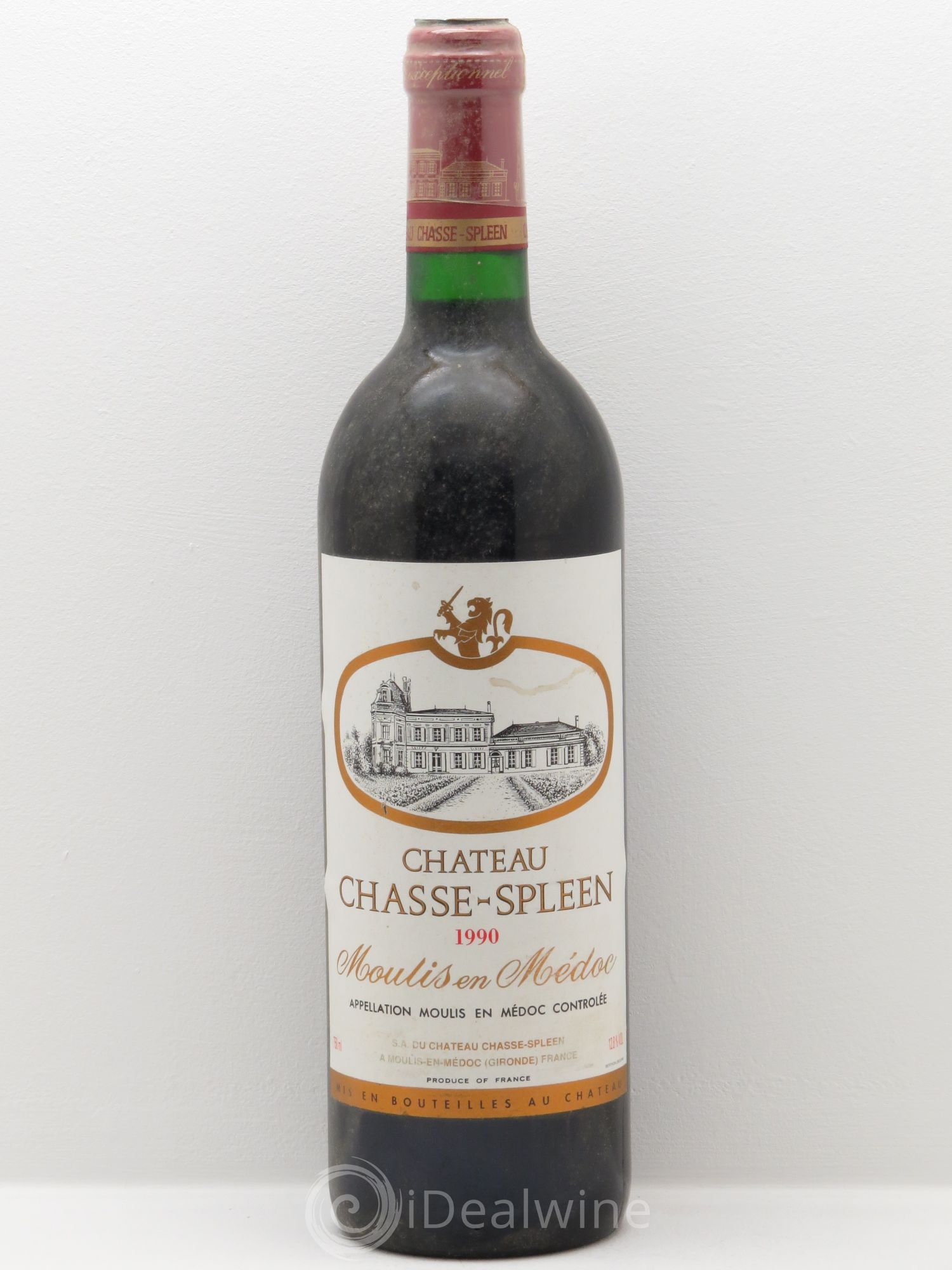 Château Chasse Spleen (sans prix de réserve) 1990 - Lot de 1 bouteille - 0