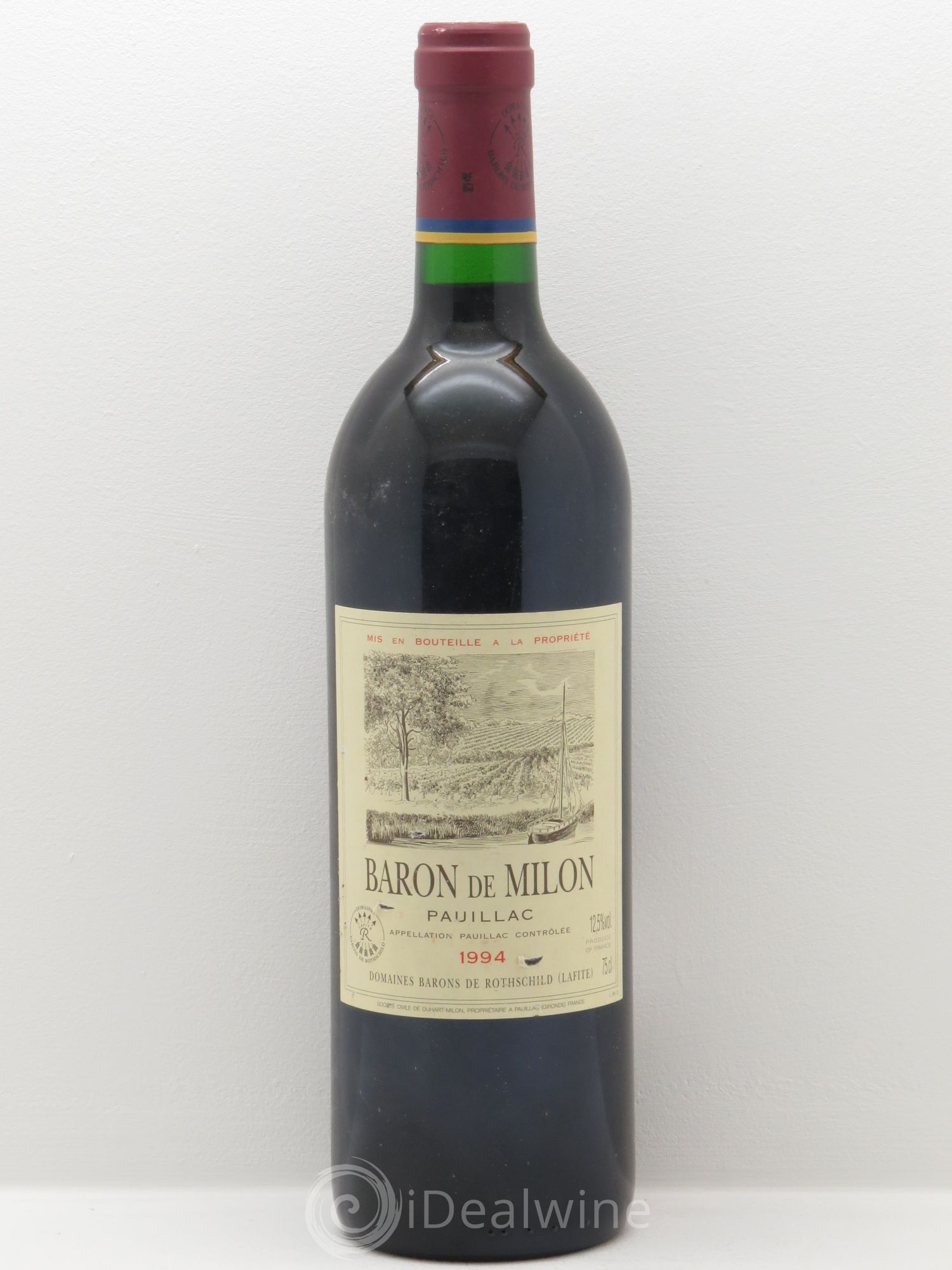 Pauillac Baron de Milon (sans prix de réserve) 1994 - Posten von 1 Flasche - 0