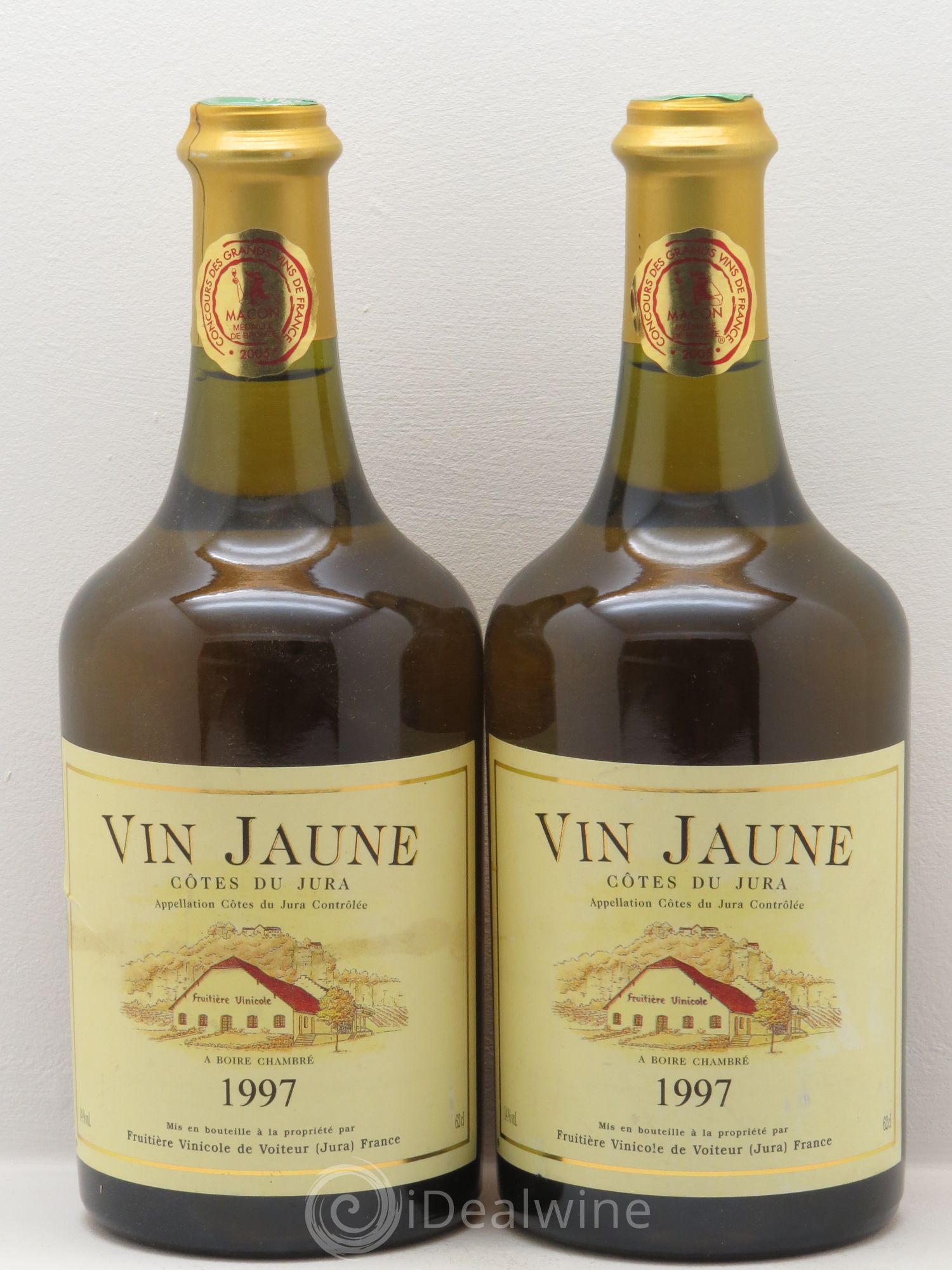 Arbois Vin Jaune Fruitière Viticole de Voiteur (sans prix de réserve) 1997 - Posten von 2 Flaschen - 0