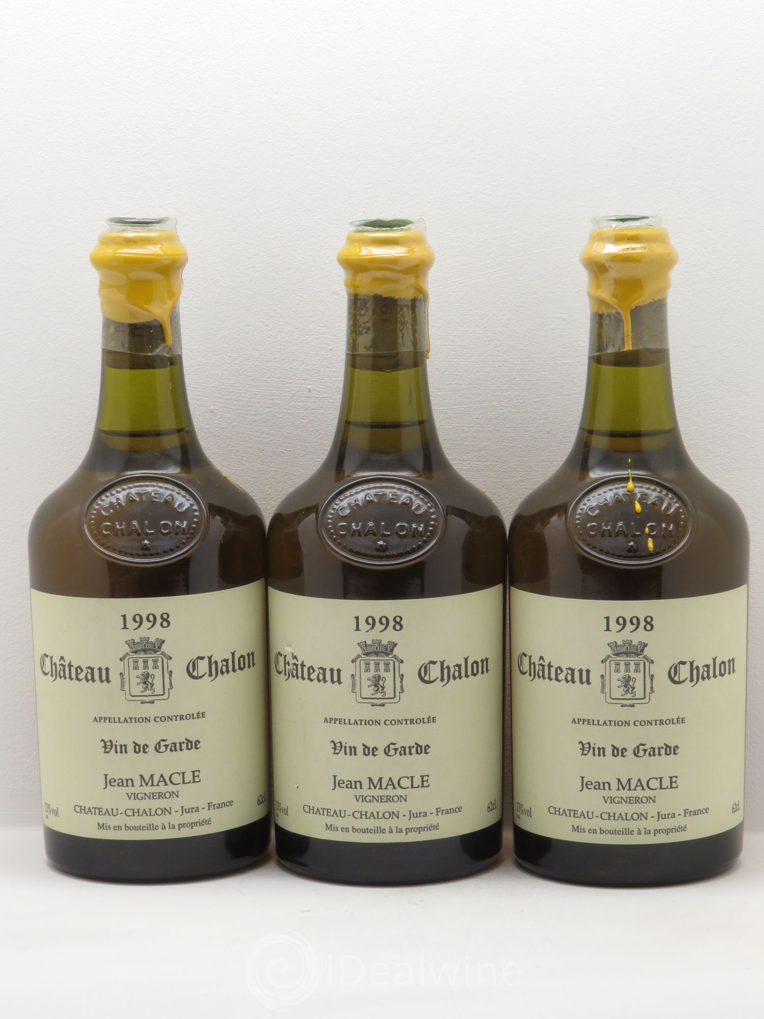 Château-Chalon Jean Macle 1998 - Lot de 3 bouteilles - 0