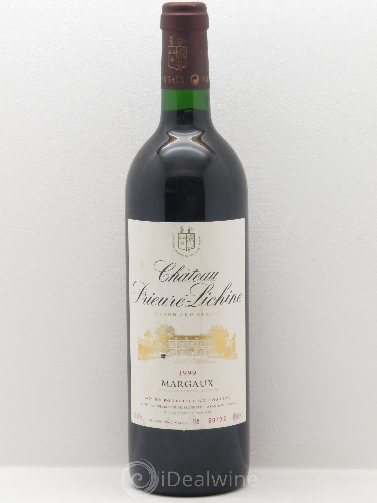 Château Prieuré Lichine 4ème Grand Cru Classé (sans prix de réserve) 1999 - Lot de 1 bouteille - 0