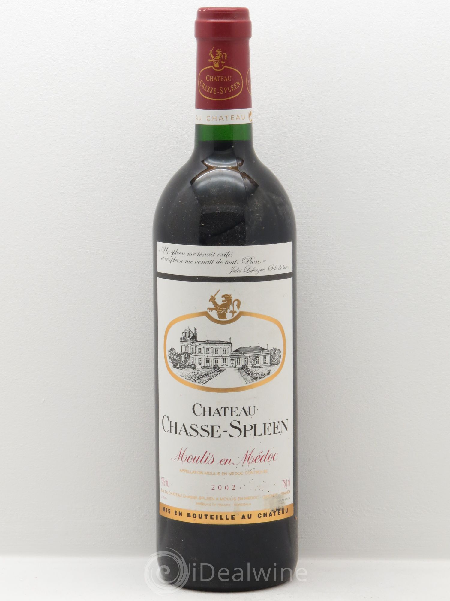 Château Chasse Spleen 2002 - Lot de 6 bouteilles - 0