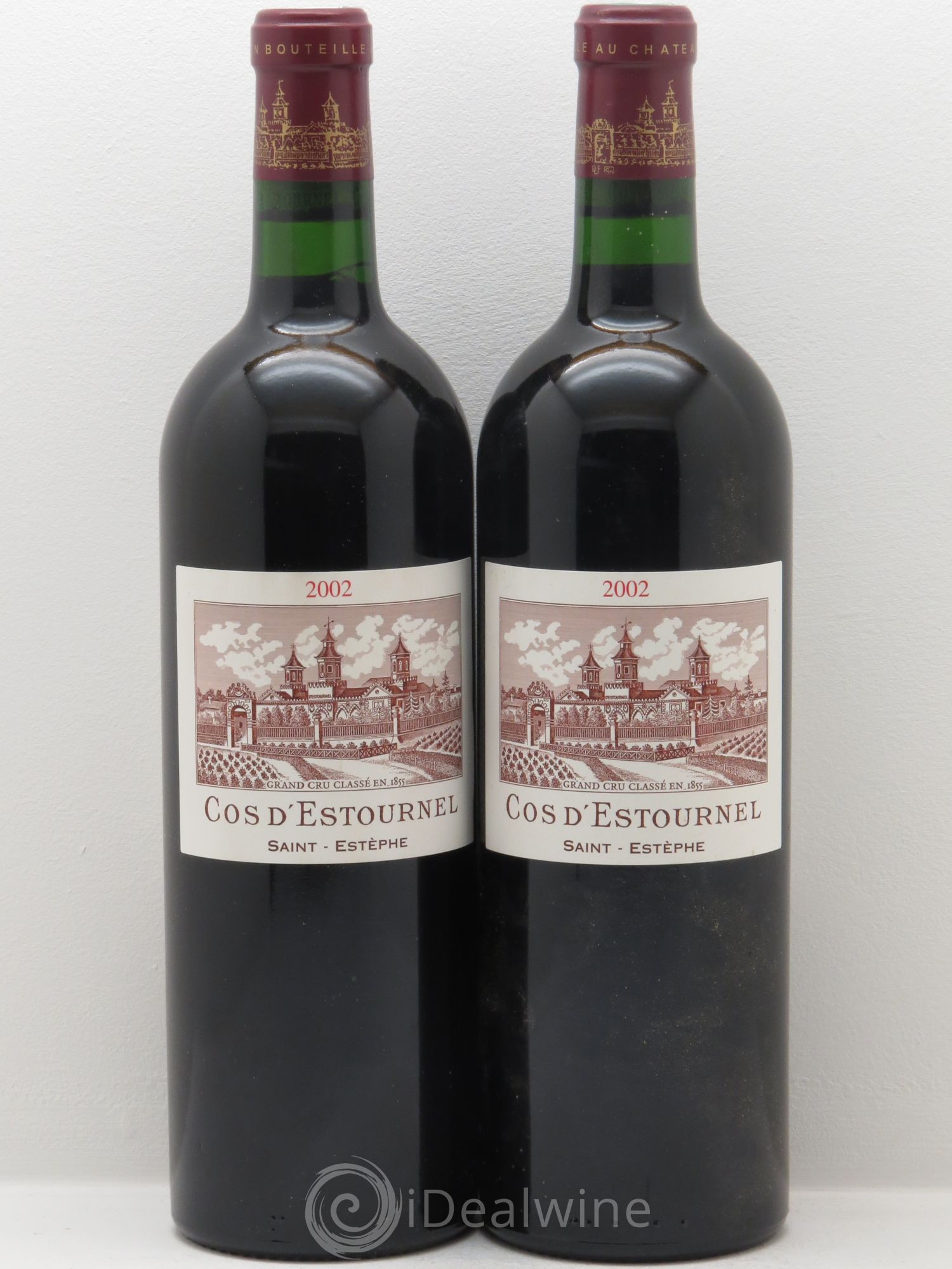 Cos d'Estournel 2ème Grand Cru Classé DEGUSTATION SALON RVF 2015 2002 - Lot de 2 bouteilles - 0