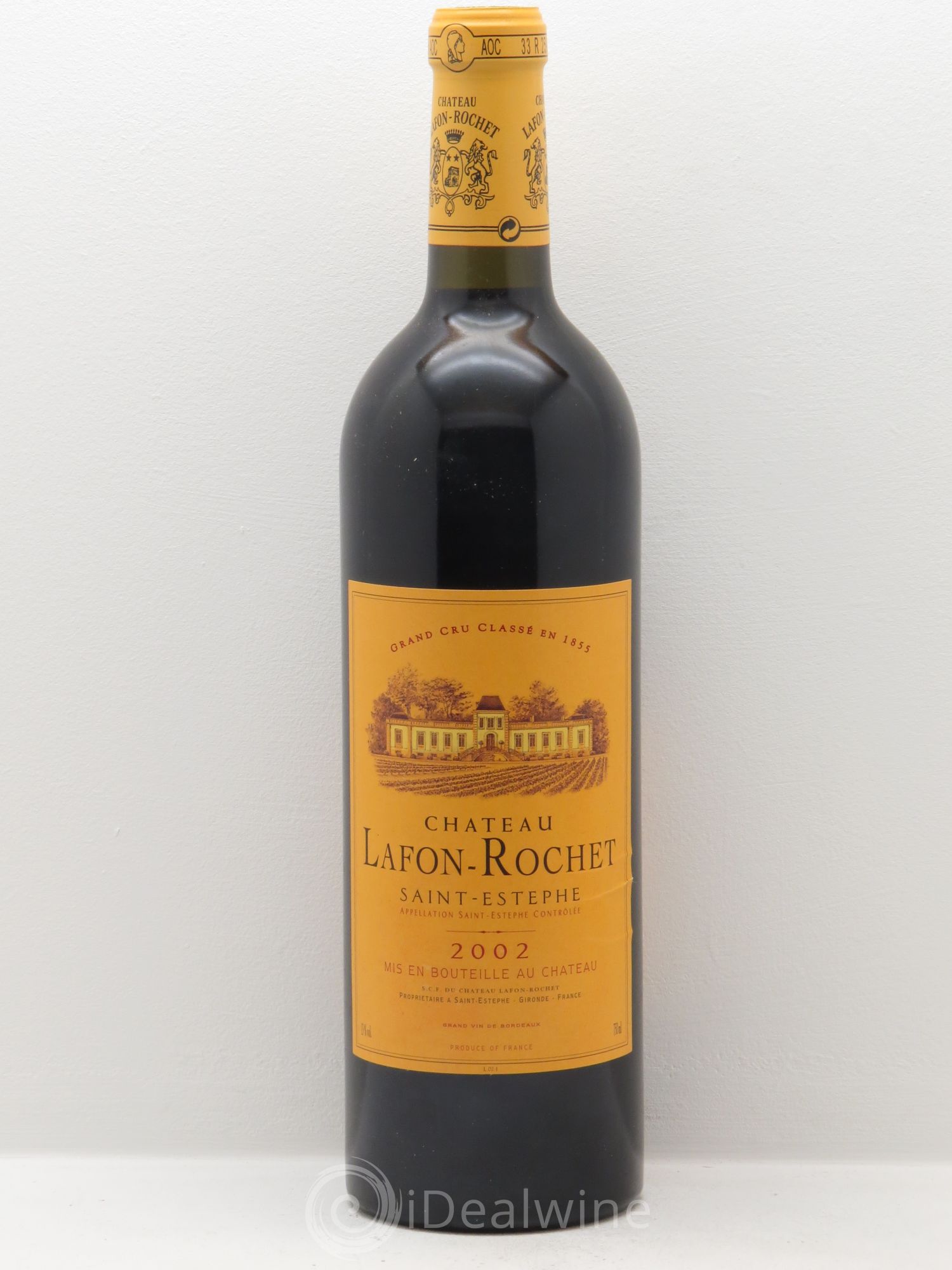 Château Lafon Rochet 4ème Grand Cru Classé 2002 - Lot de 6 bouteilles - 0