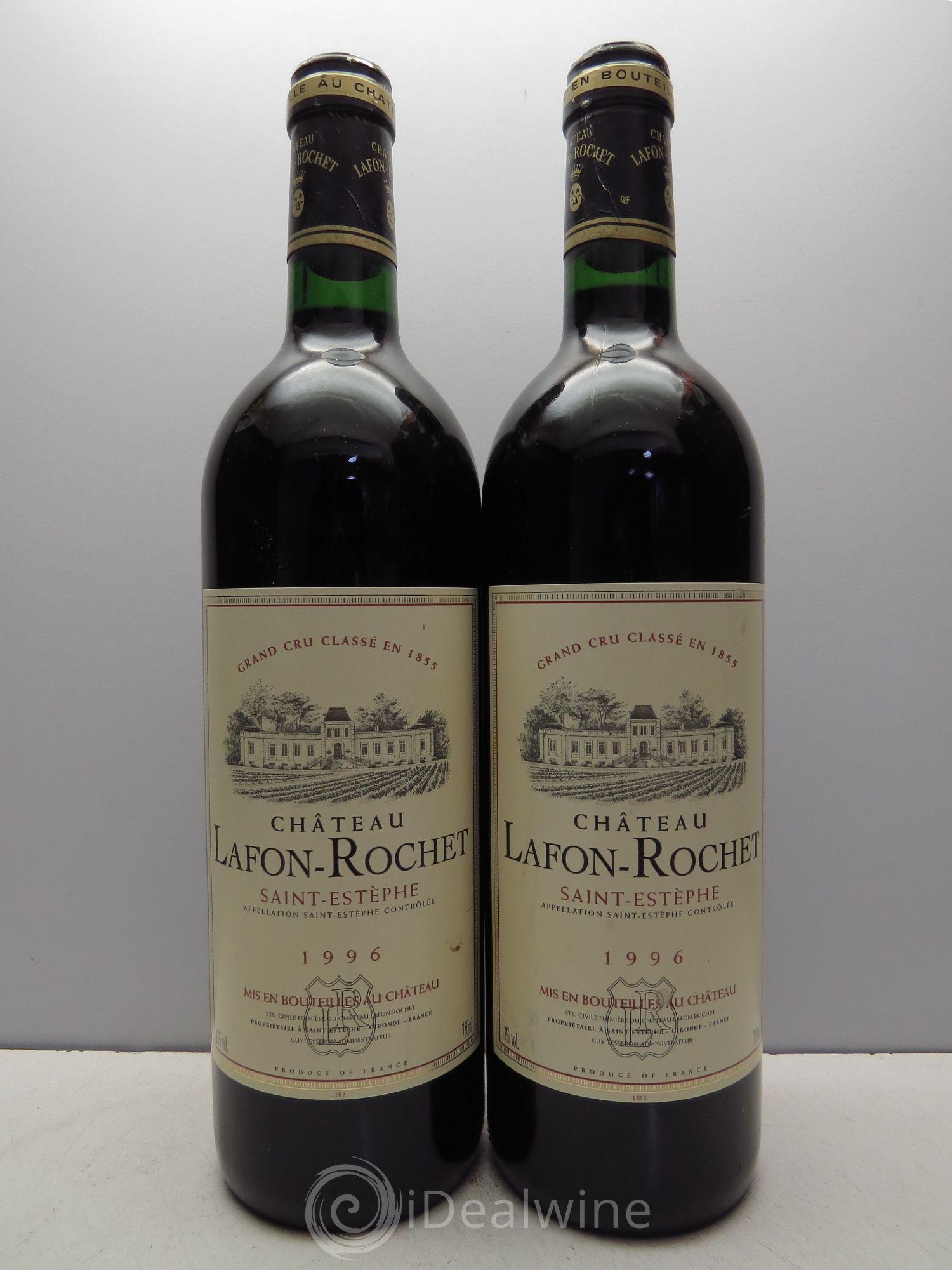 Château Lafon Rochet 4ème Grand Cru Classé (sans prix de réserve / no reserve) 1996 - Posten von 2 Flaschen - 0