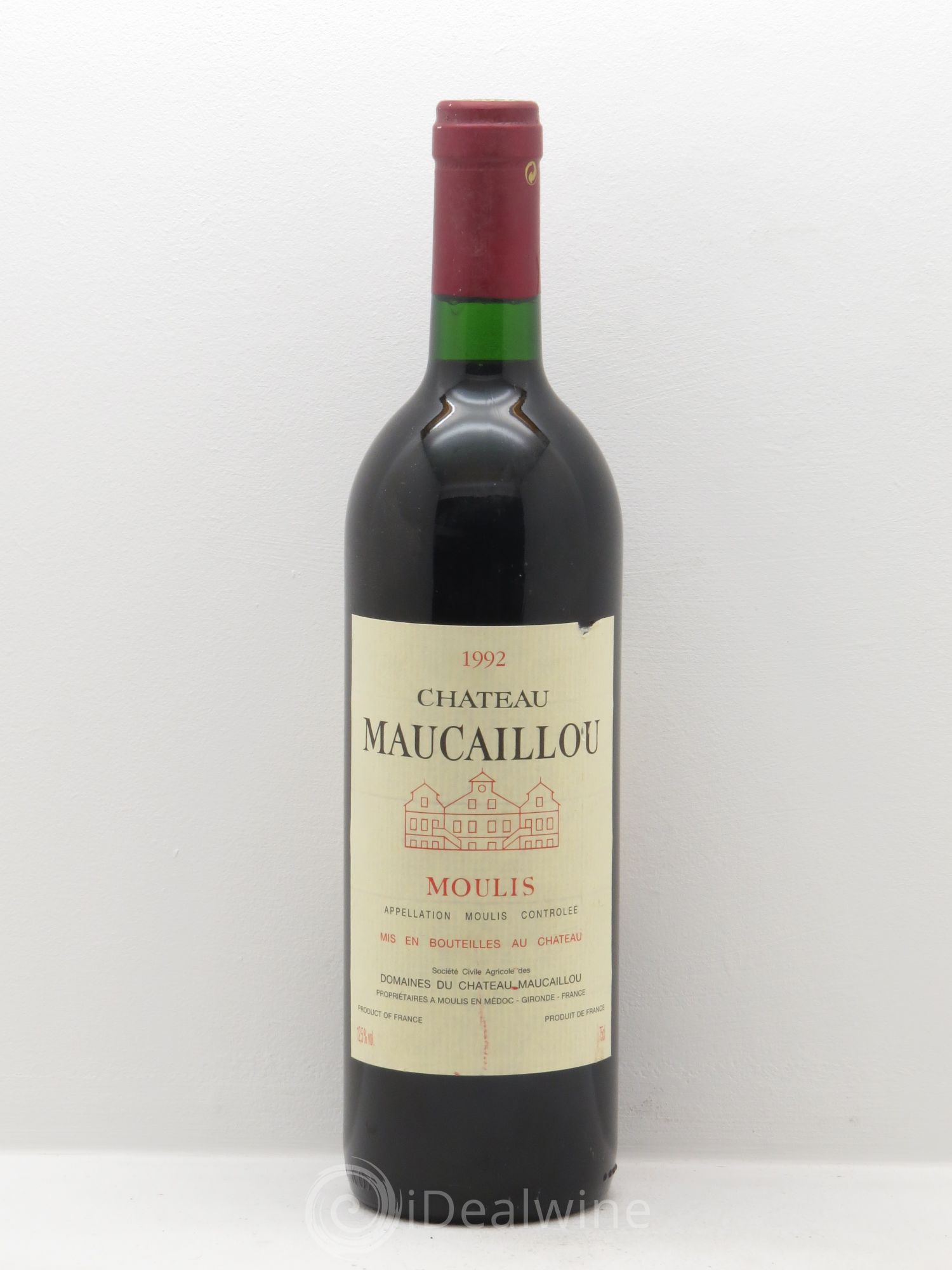 Château Maucaillou (sans prix de réserve) 1992 - Lot de 1 bouteille - 0