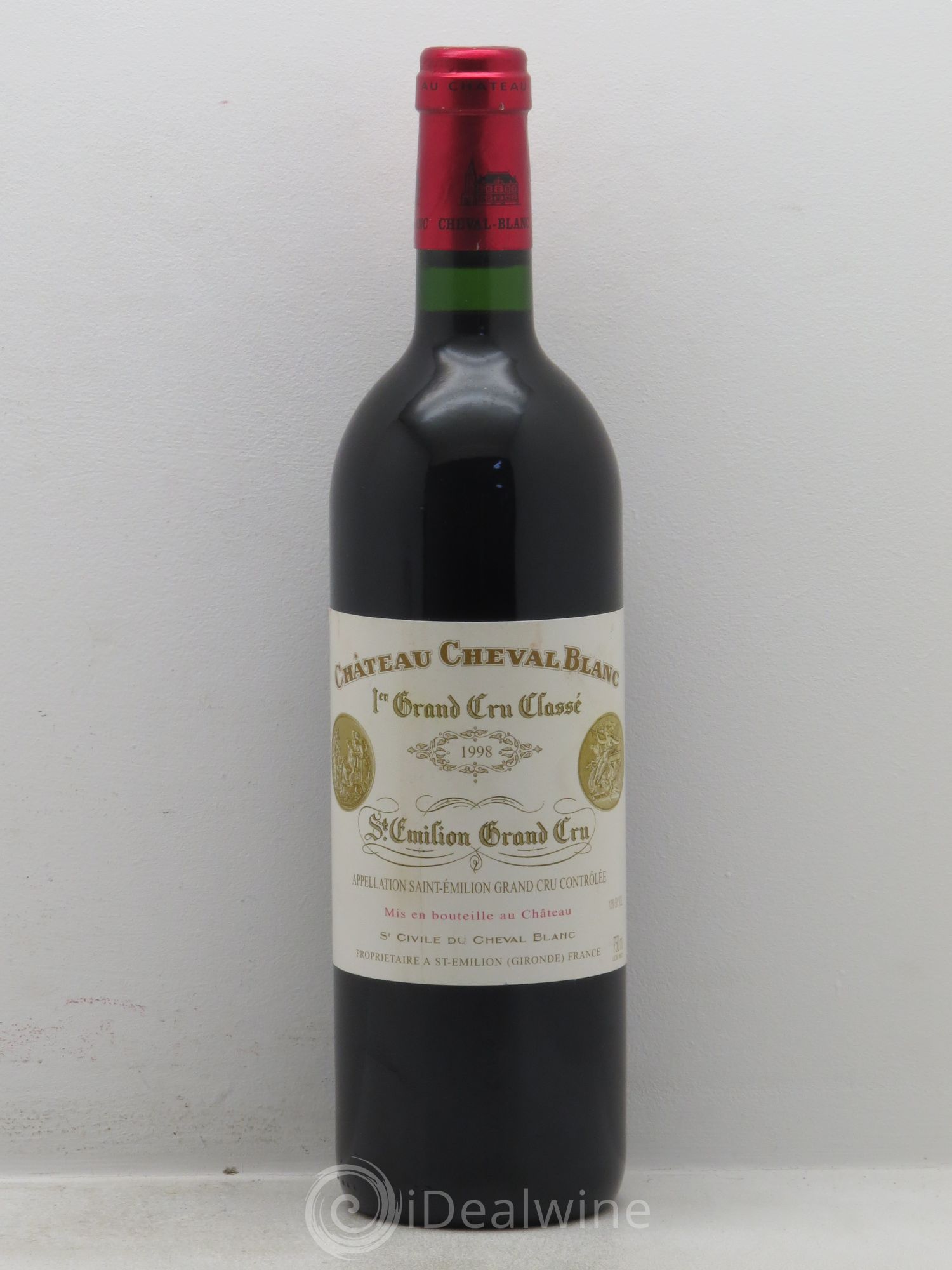Château Cheval Blanc 1er Grand Cru Classé A 1998 - Lot de 1 bouteille - 0