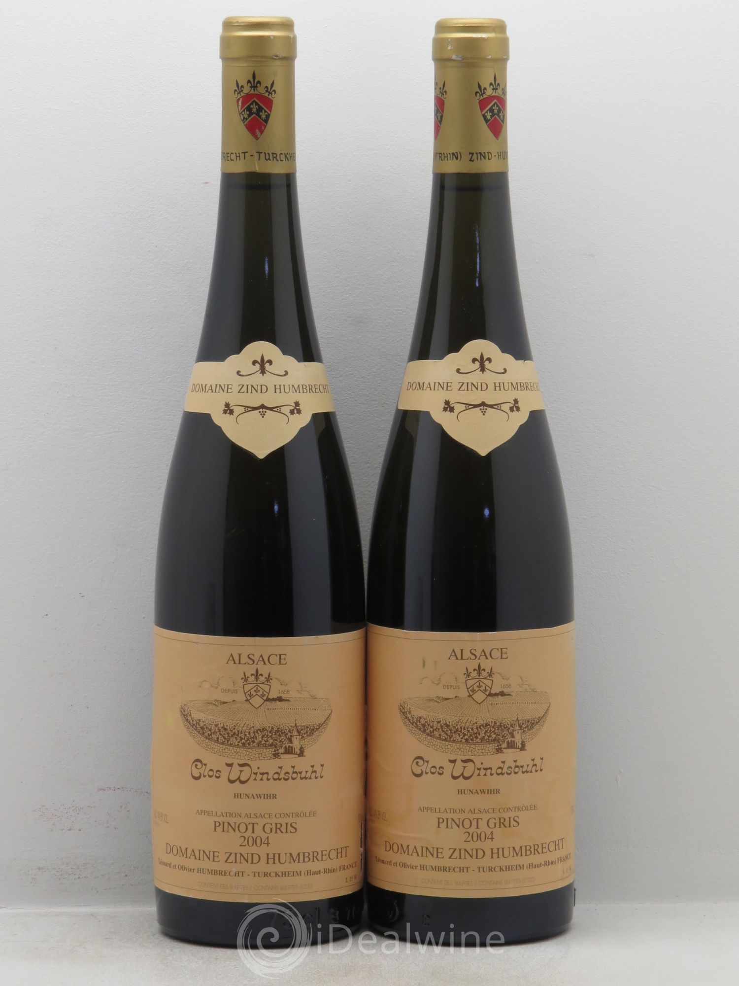 Alsace Pinot Gris (anciennement Tokay) Zind-Humbrecht (Domaine) Clos Windsbuhl (sans prix de réserve) 2004 - Posten von 2 Flaschen - 0