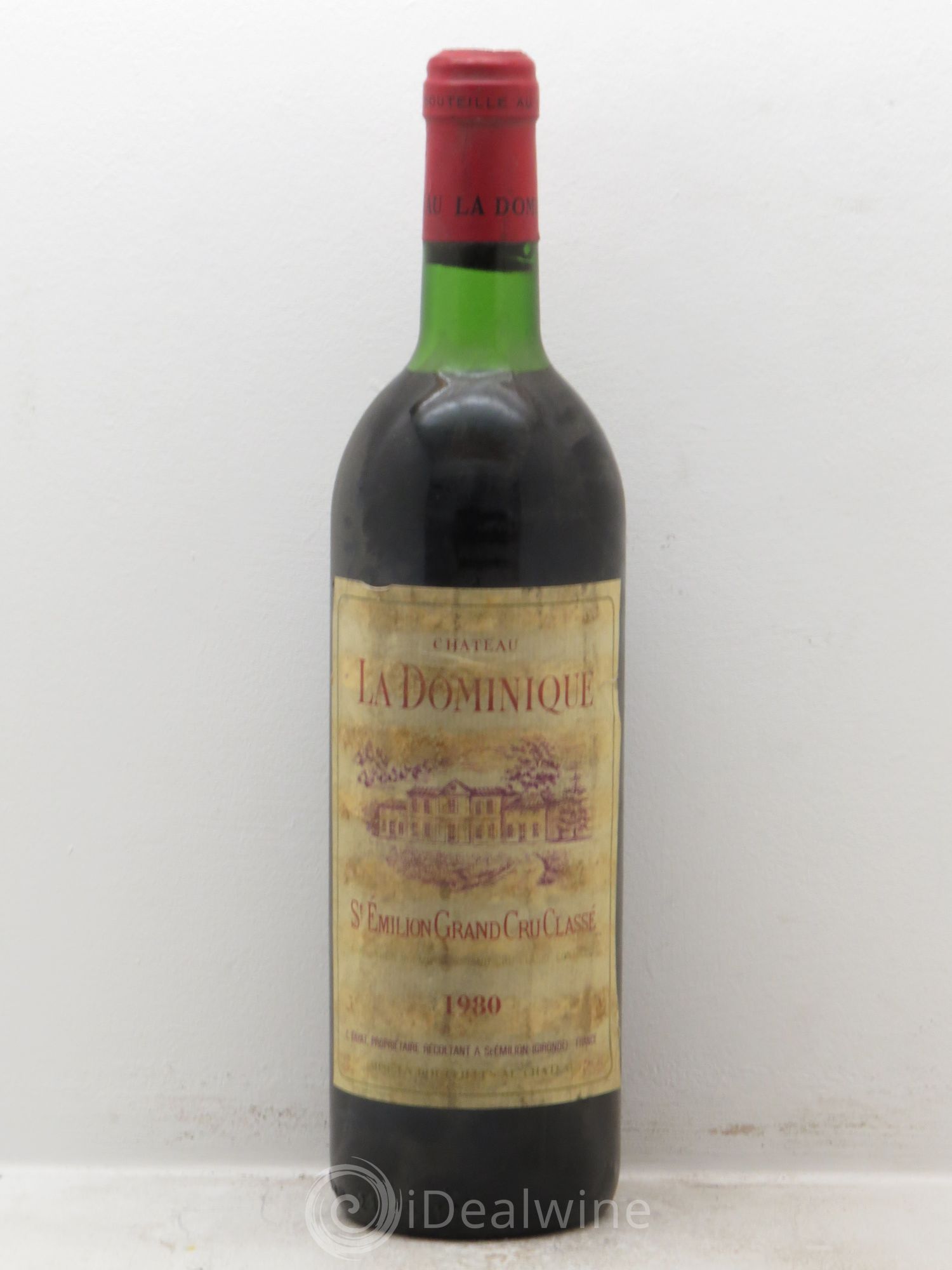 Château la Dominique Grand Cru Classé (sans prix de réserve) 1980 - Lot de 1 bouteille - 0