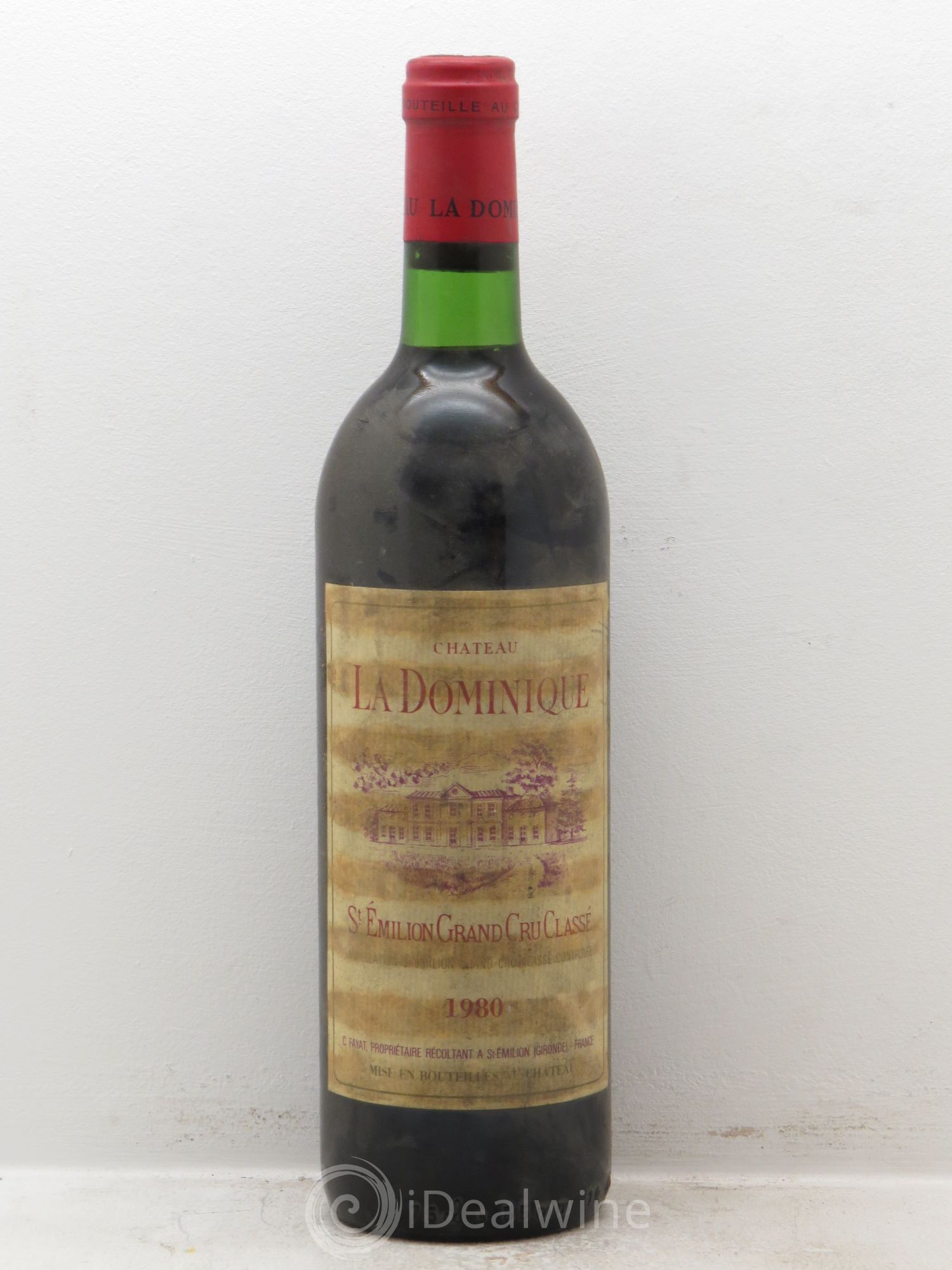Château la Dominique Grand Cru Classé (sans prix de réserve) 1980 - Lot de 1 bouteille - 0