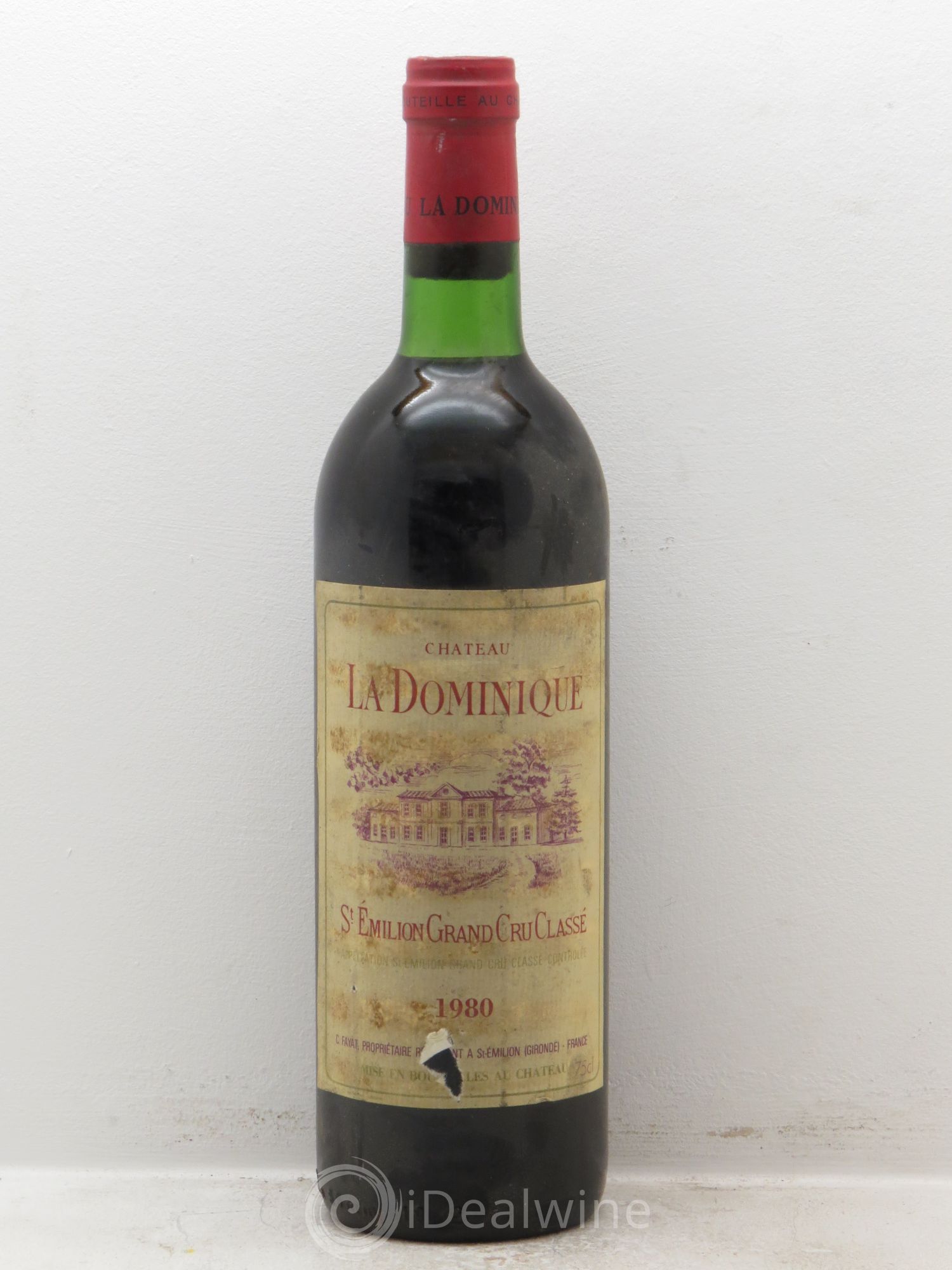 Château la Dominique Grand Cru Classé (sans prix de réserve) 1980 - Lot de 1 bouteille - 0