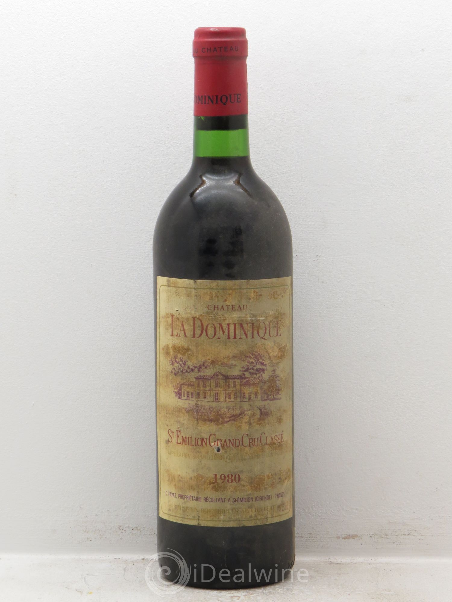 Château la Dominique Grand Cru Classé 1980 - Lot de 1 bouteille - 0
