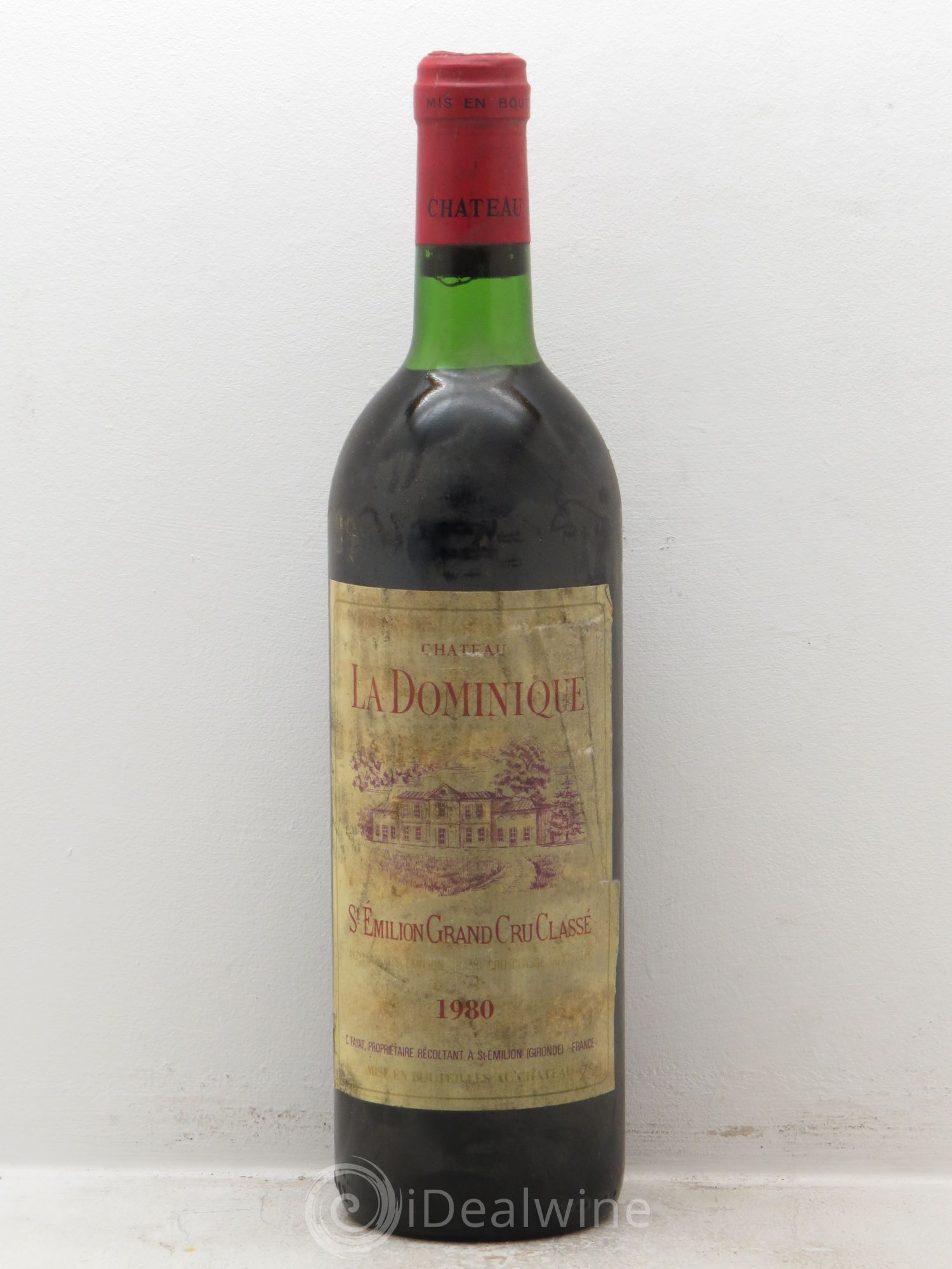 Château la Dominique Grand Cru Classé 1980 - Lot de 1 bouteille - 0