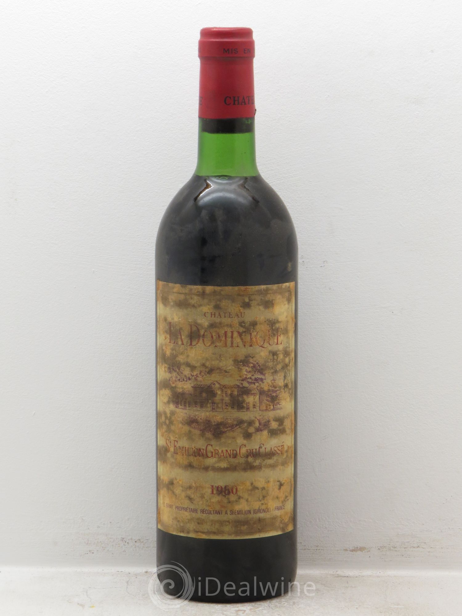 Château la Dominique Grand Cru Classé 1980 - Lot de 1 bouteille - 0