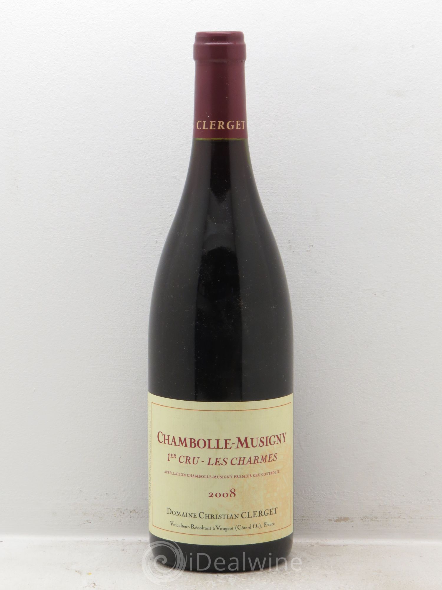 Chambolle-Musigny 1er Cru Les Charmes Christian Clerget 2008 - Lot de 6 bouteilles - 0