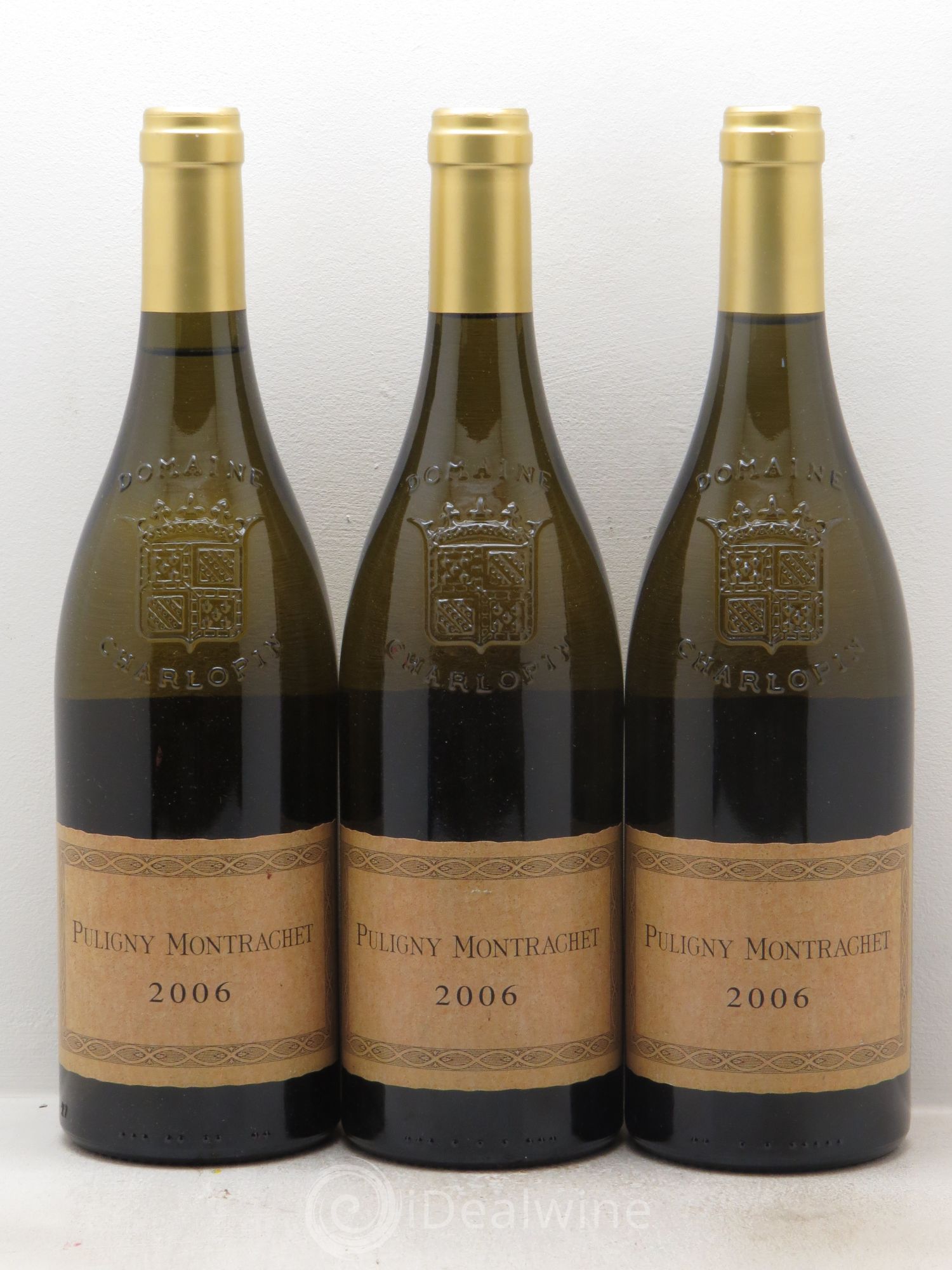 Puligny-Montrachet P.Charlopin-Parizot DESGUT HK JUIN 2015 2006 - Posten von 3 Flaschen - 0
