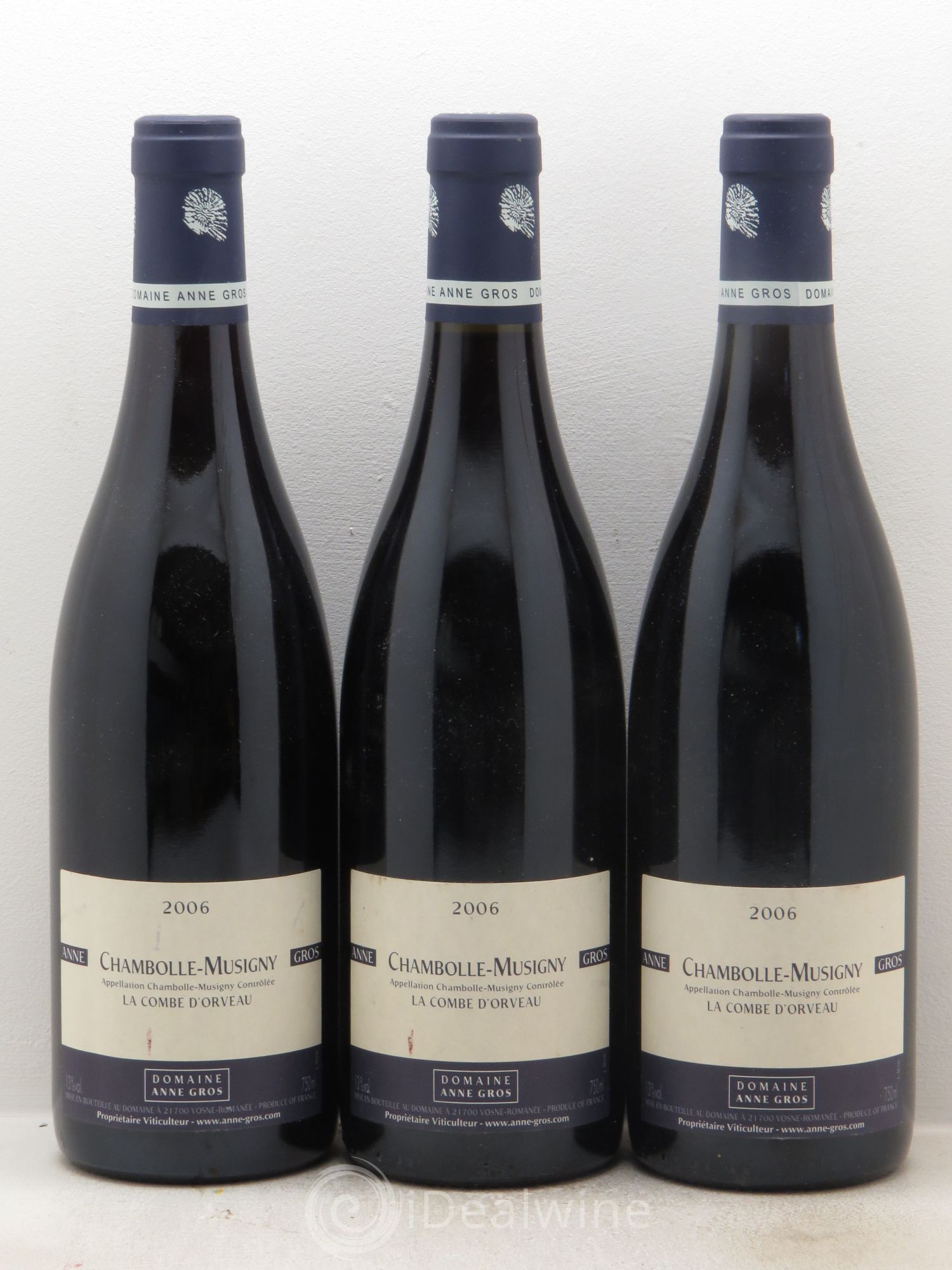 Chambolle-Musigny 1er Cru 2006 - Lot de 3 bouteilles - 0