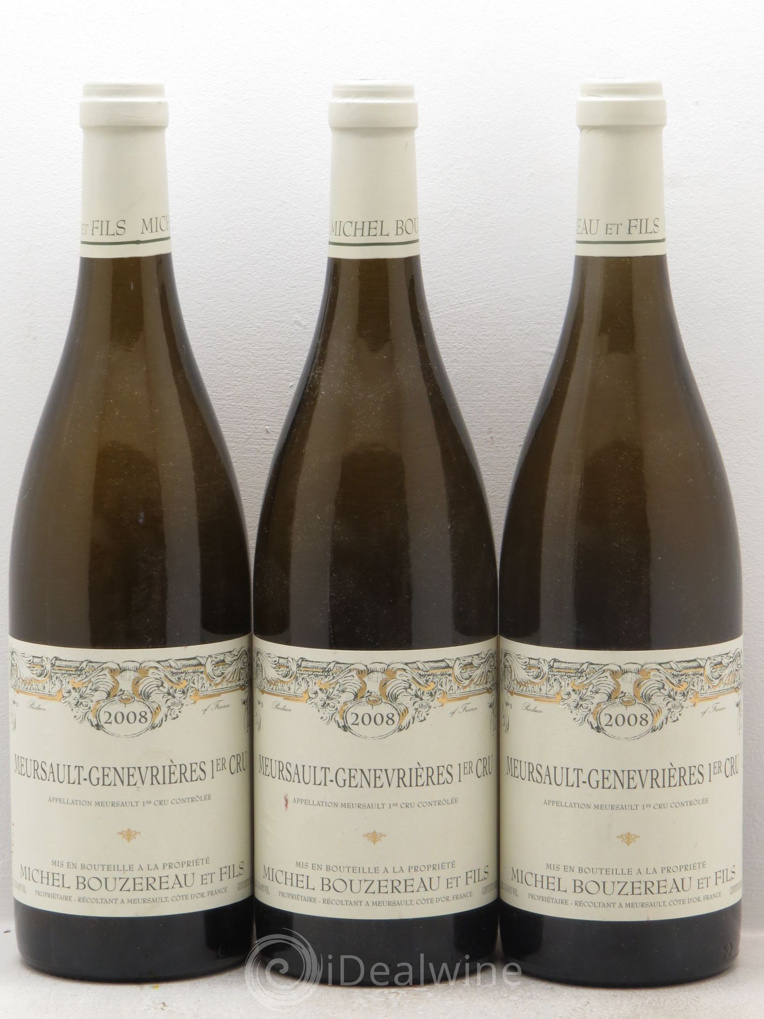 Meursault 1er Cru 2008 - Lot de 3 bouteilles - 0