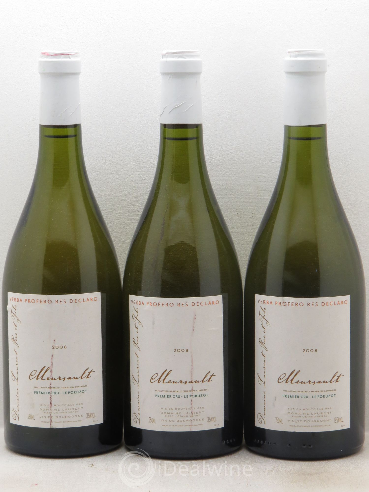 Meursault 1er Cru 2008 - Posten von 3 Flaschen - 0