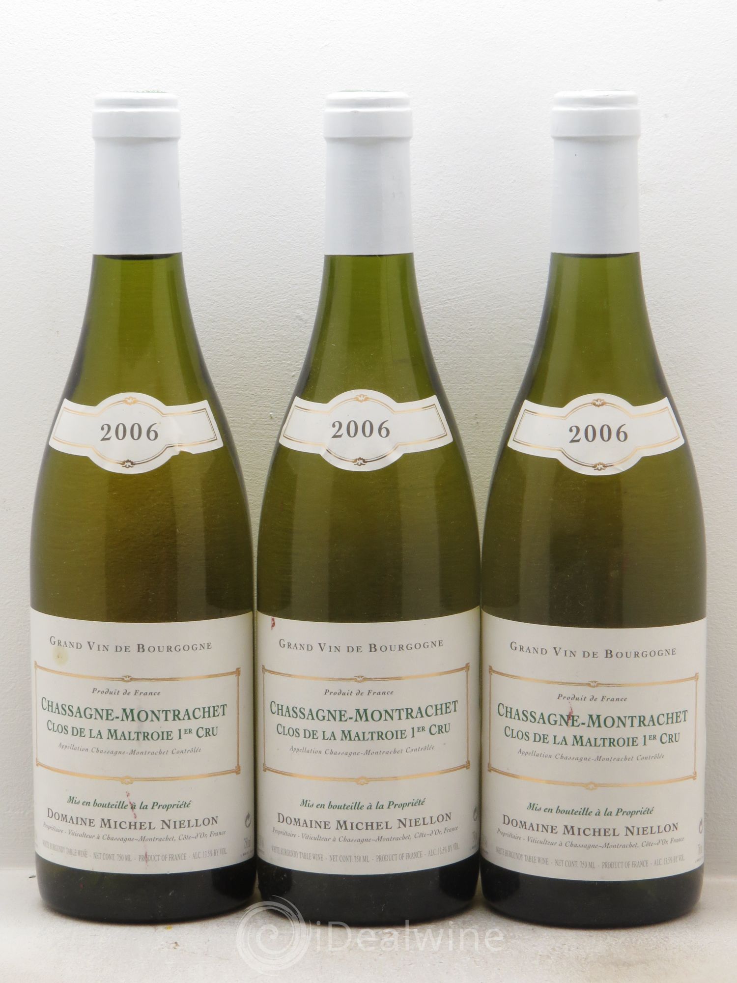 Chassagne-Montrachet 1er Cru Clos de la Maltroie - Michel Niellon 2006 - Posten von 3 Flaschen - 0