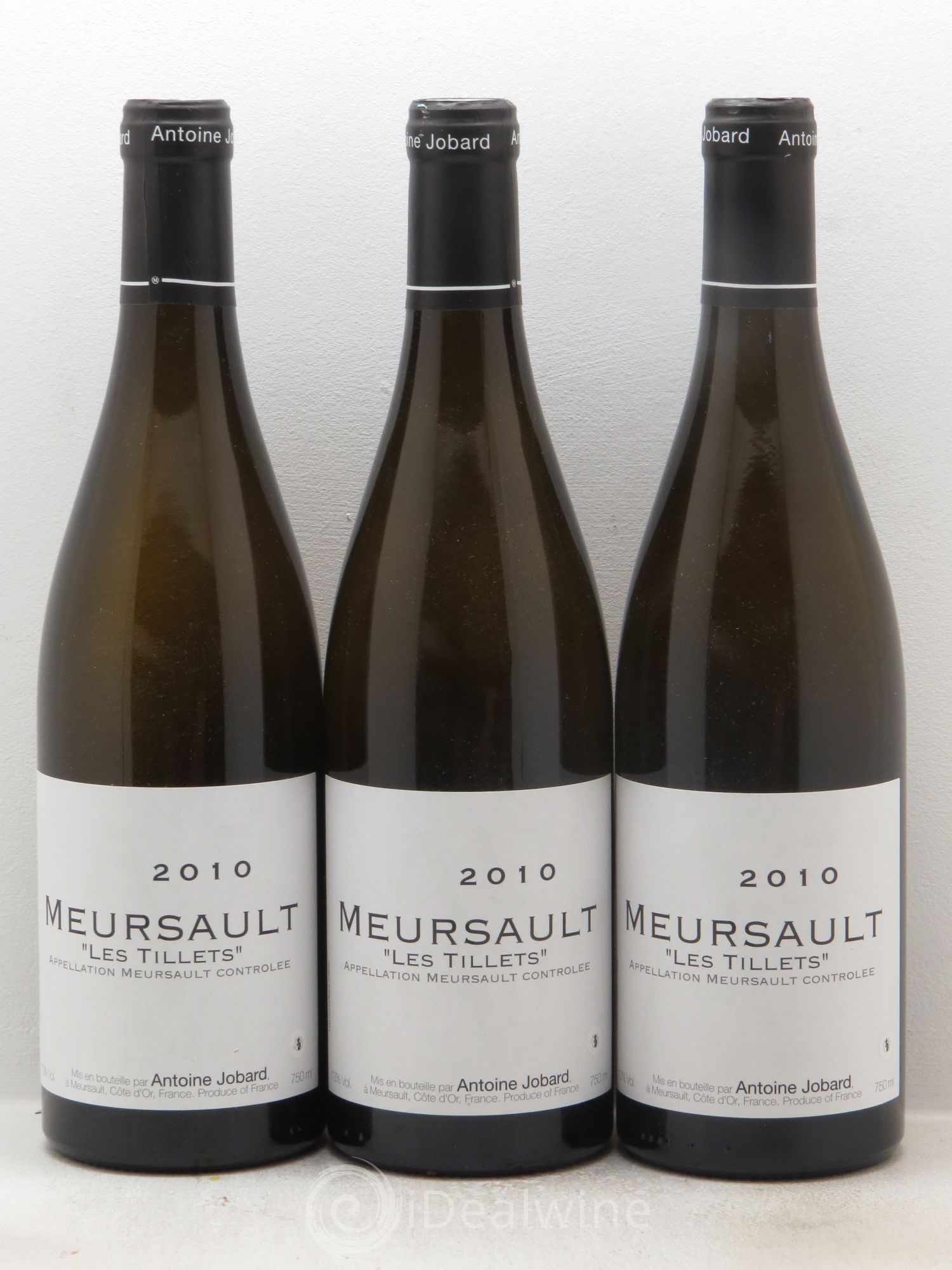 Meursault Tillets François et Antoine Jobard (Domaine) 2010 - Lot de 3 bouteilles - 0