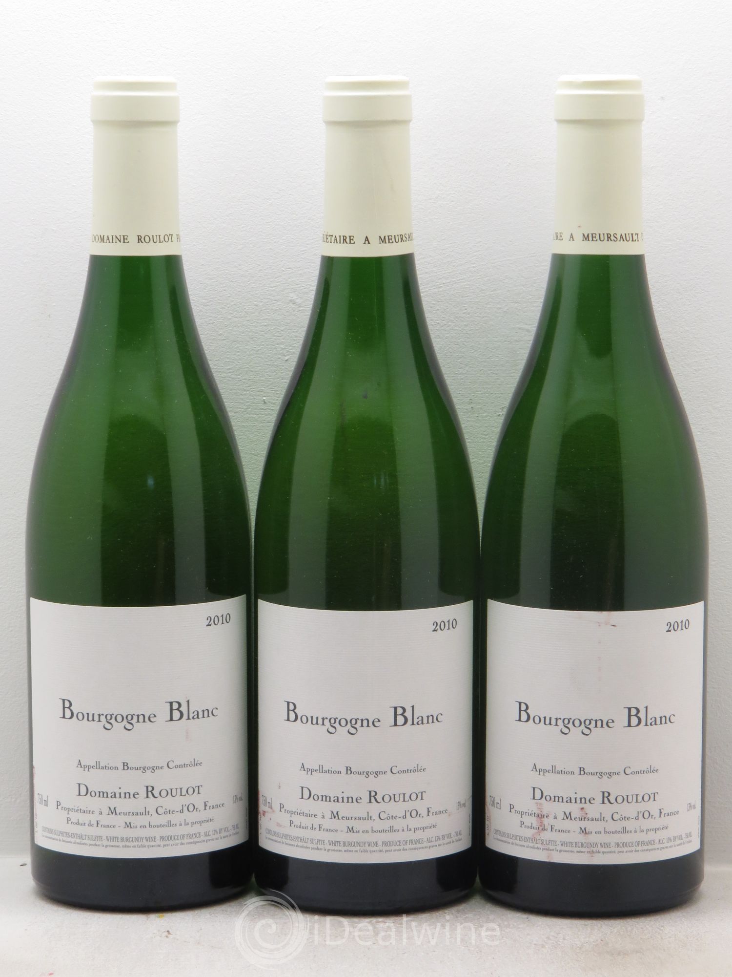 Bourgogne Roulot (Domaine) (sans prix de réserve) 2010 - Lot de 3 bouteilles - 0