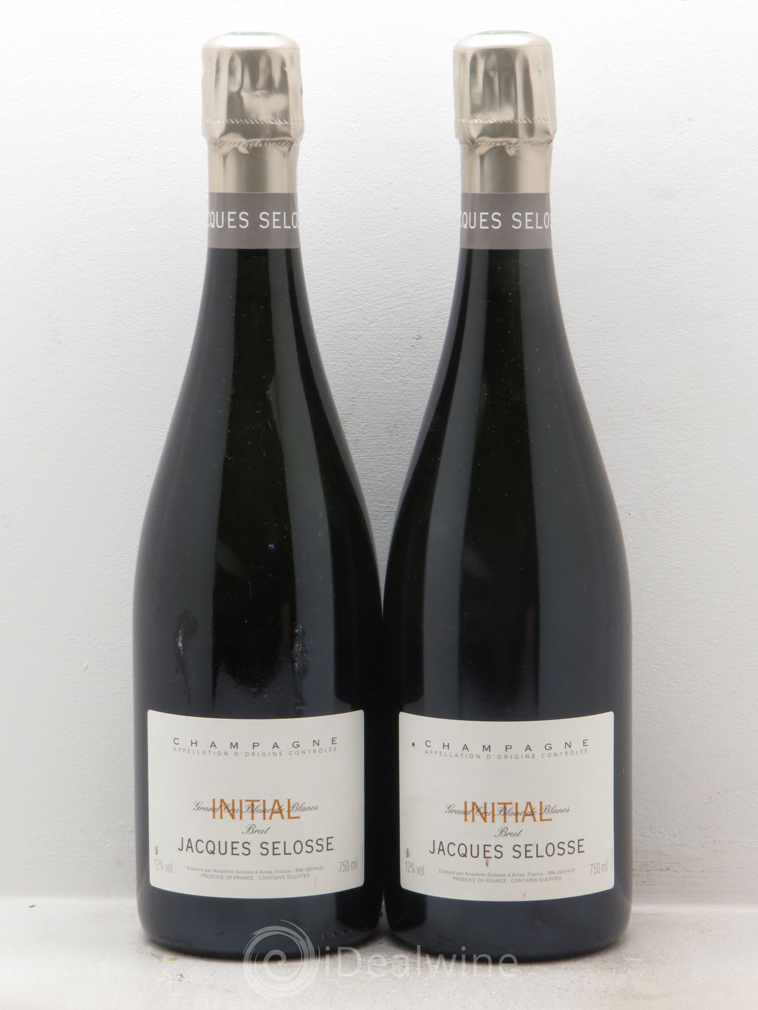 Initial Brut Jacques Selosse - Lot de 2 bouteilles - 0