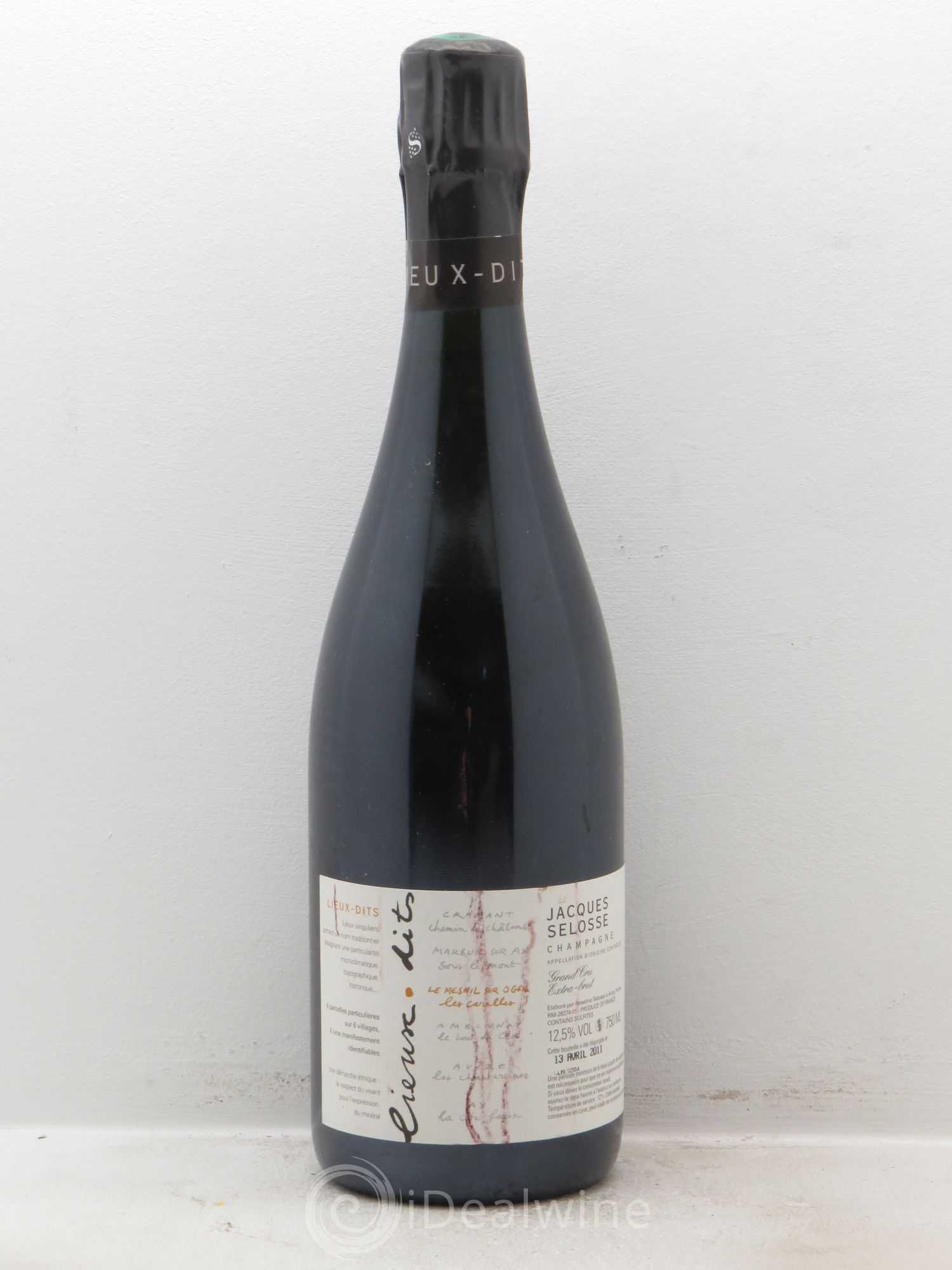 Champagne Selosse Le Mesnil sur Oger 1er Cru extra Brut - Posten von 1 Flasche - 0