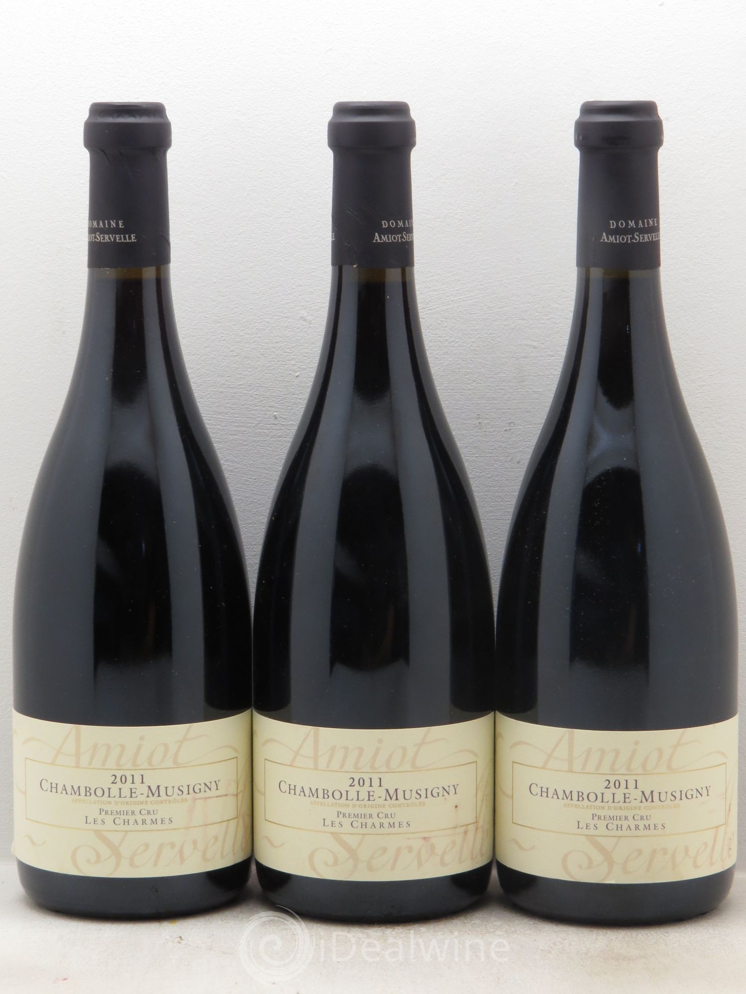Chambolle-Musigny 1er Cru Domaine Amiot-Servelle 2011 - Posten von 3 Flaschen - 0