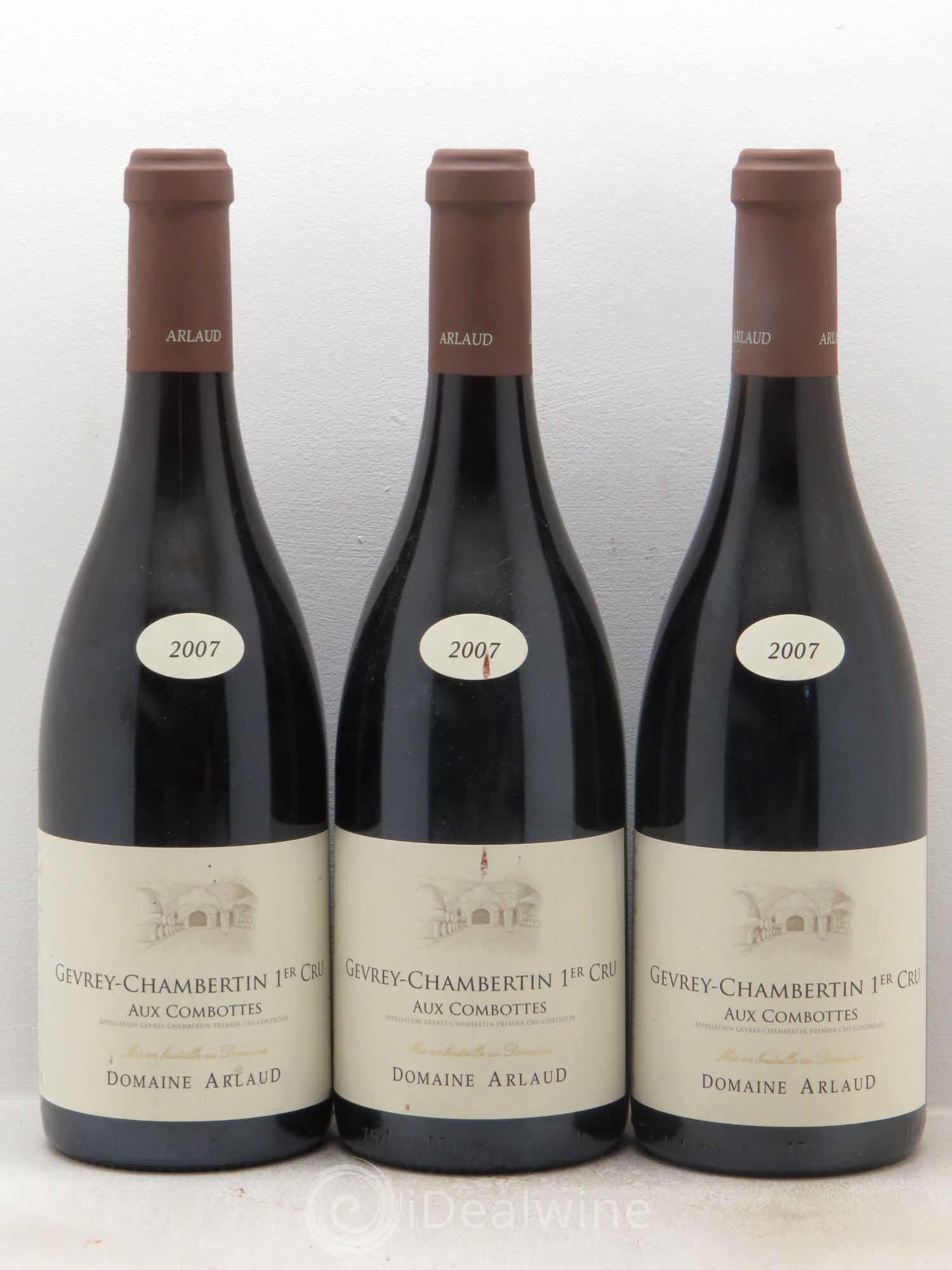 Gevrey-Chambertin 1er Cru Domaine Arlaud 2007 - Lot de 3 bouteilles - 0
