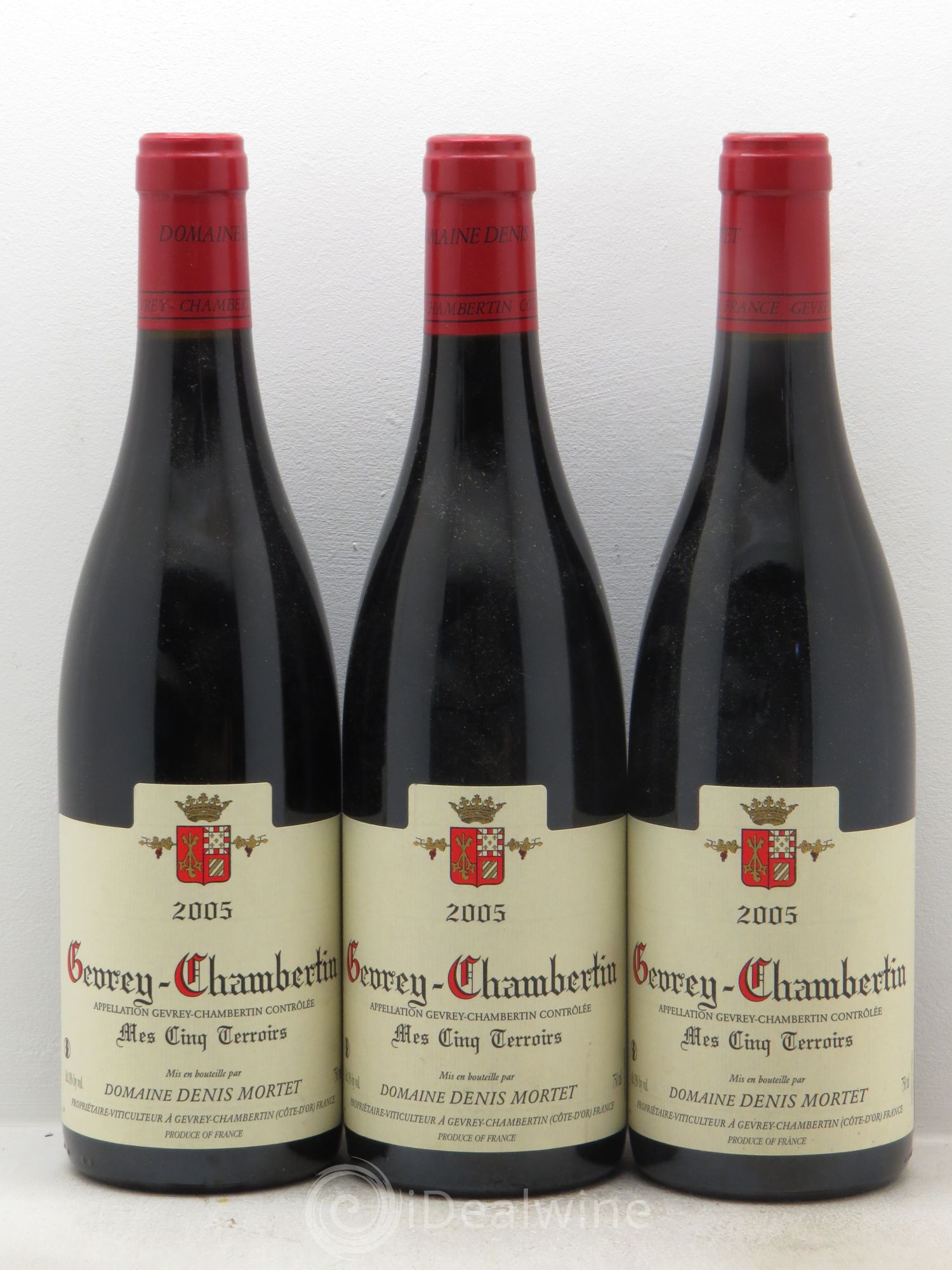 Gevrey-Chambertin Mes Cinq Terroirs Denis Mortet (Domaine) 2005 - Lot de 3 bouteilles - 0