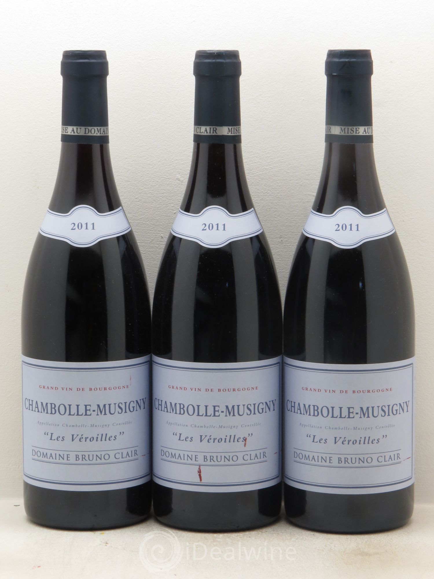 Chambolle-Musigny Les Veroilles Bruno Clair (Domaine) 2011 - Lot de 3 bouteilles - 0