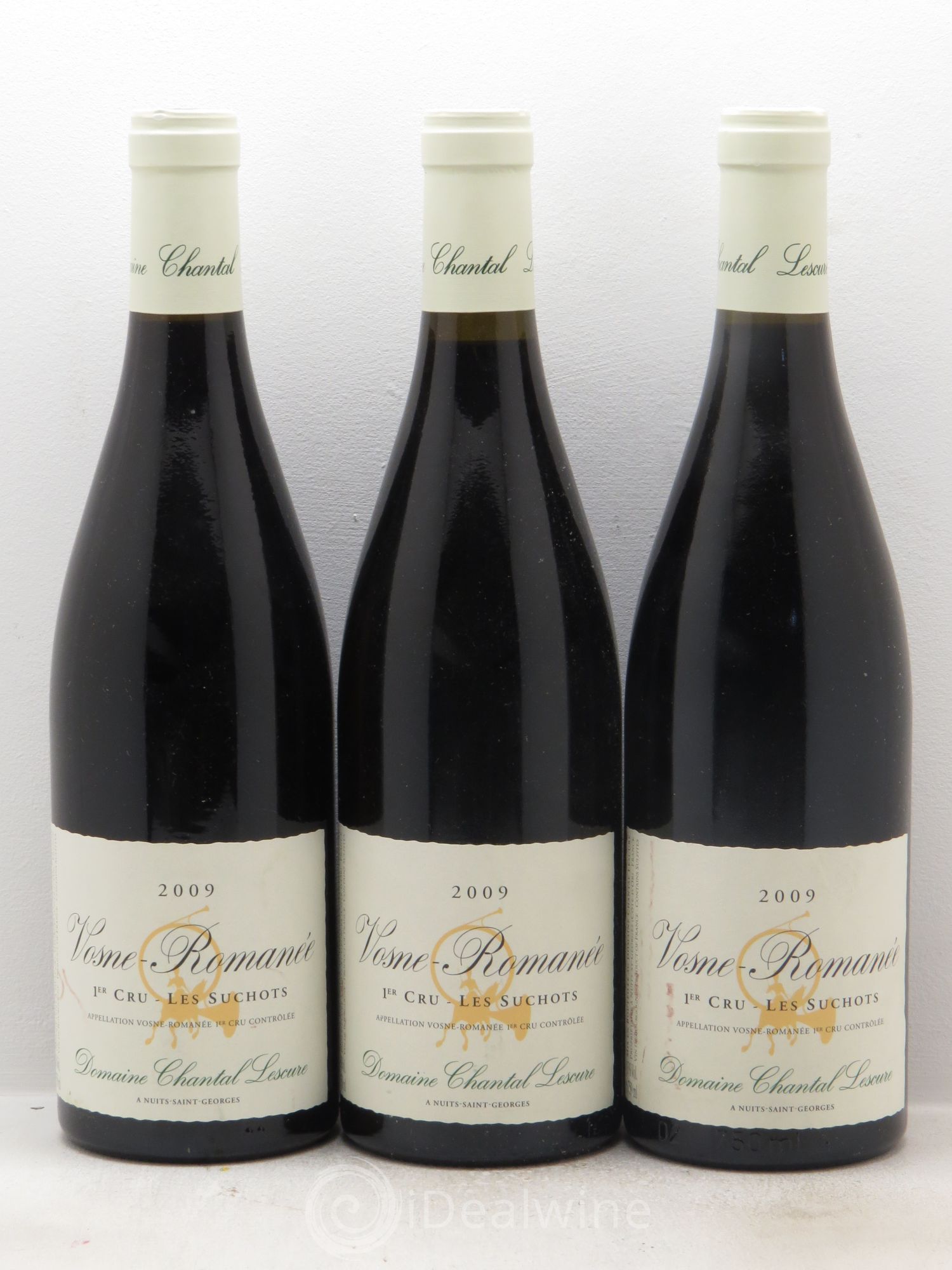Vosne-Romanée 1er Cru Domaine Chantal Lescure 2009 - Posten von 3 Flaschen - 0