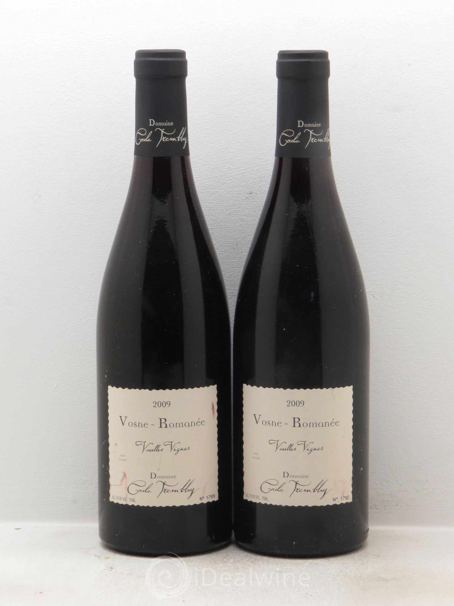Vosne-Romanée Vieilles Vignes Domaine Cécile Tremblay 2009 - Posten von 2 Flaschen - 0