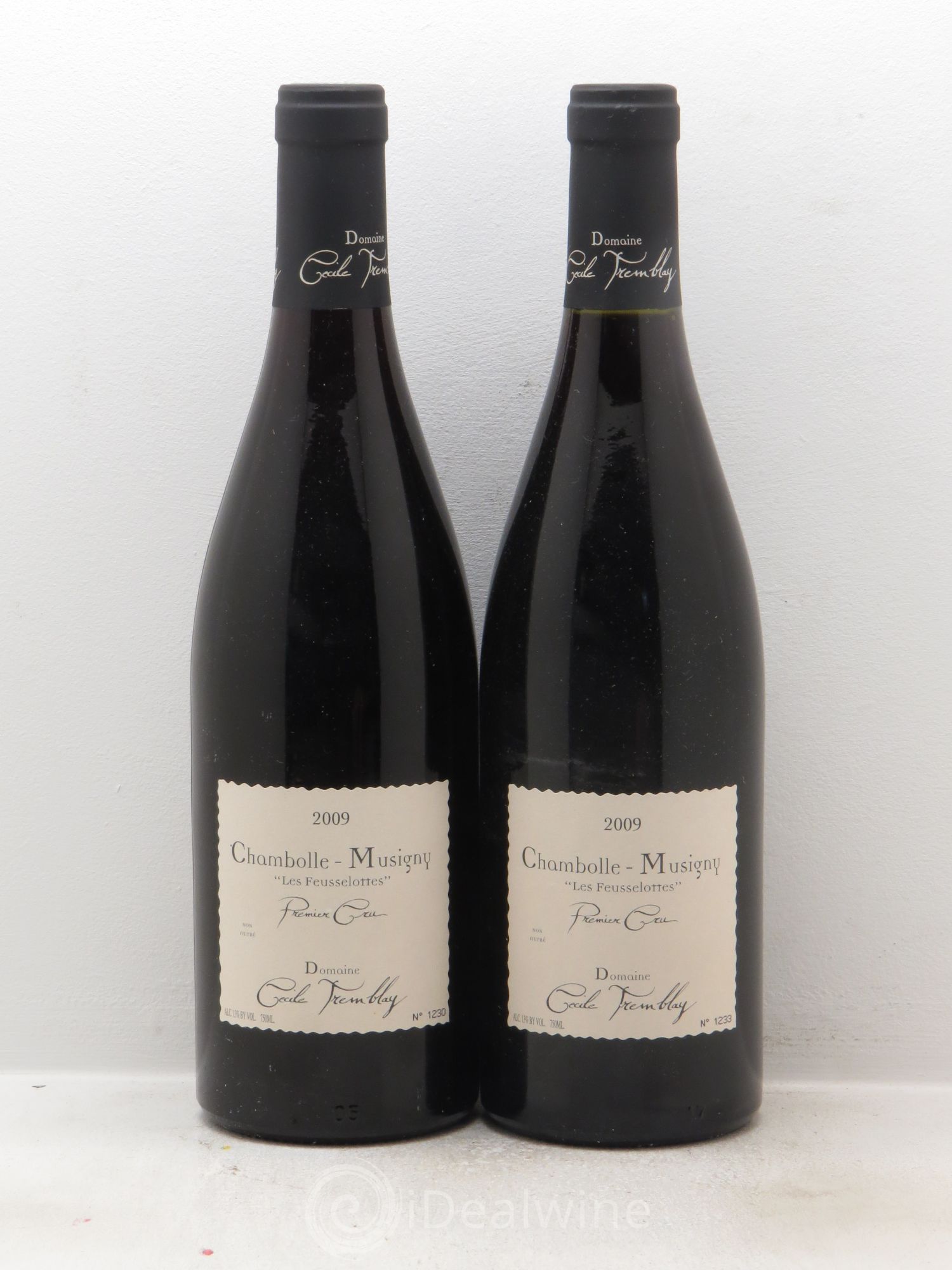 Chambolle-Musigny 1er Cru Domaine Cécile Tremblay 2009 - Posten von 2 Flaschen - 0