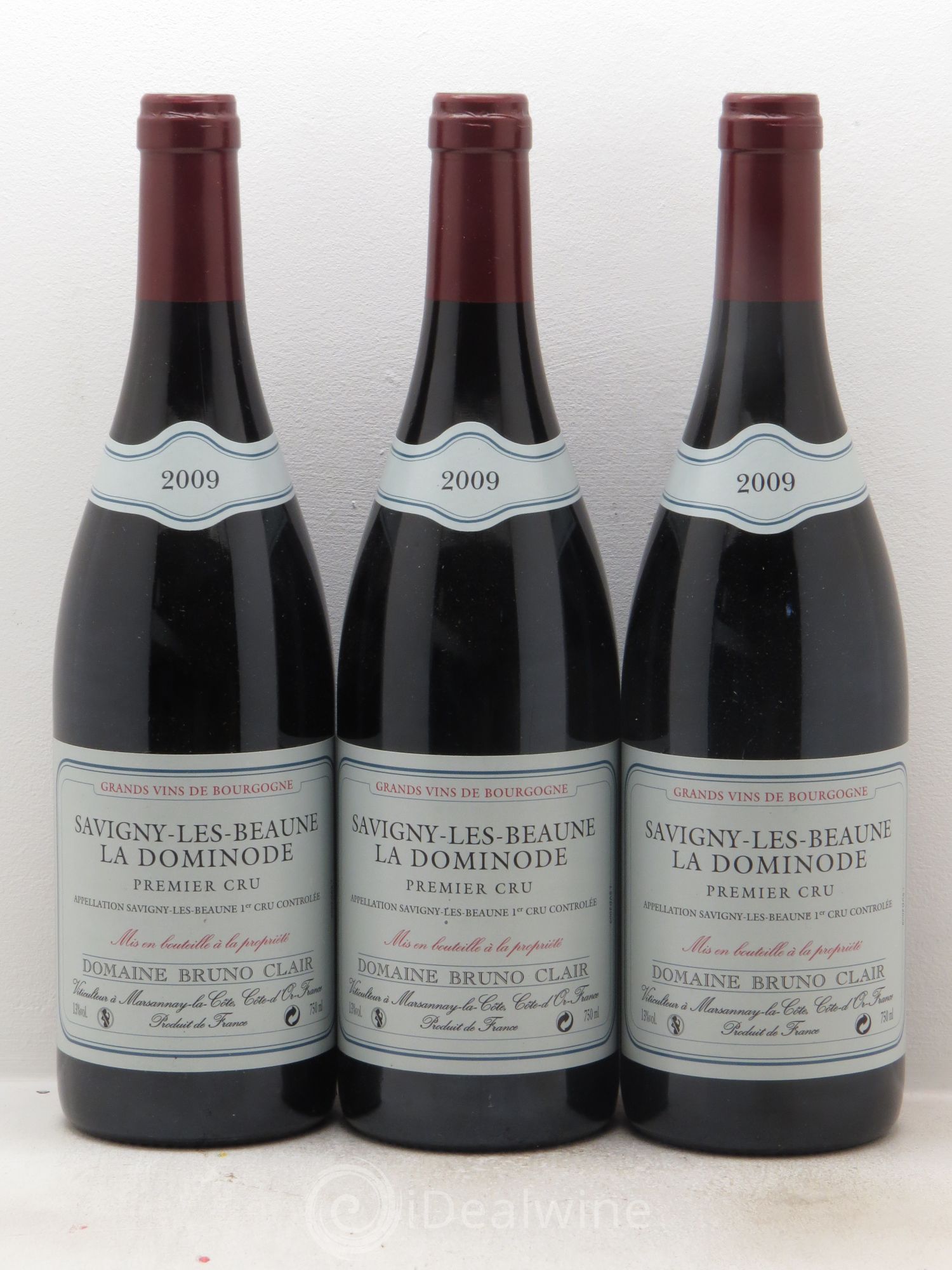 Savigny-lès-Beaune 1er Cru La Dominode Bruno Clair (Domaine) 2009 - Lot de 3 bouteilles - 0