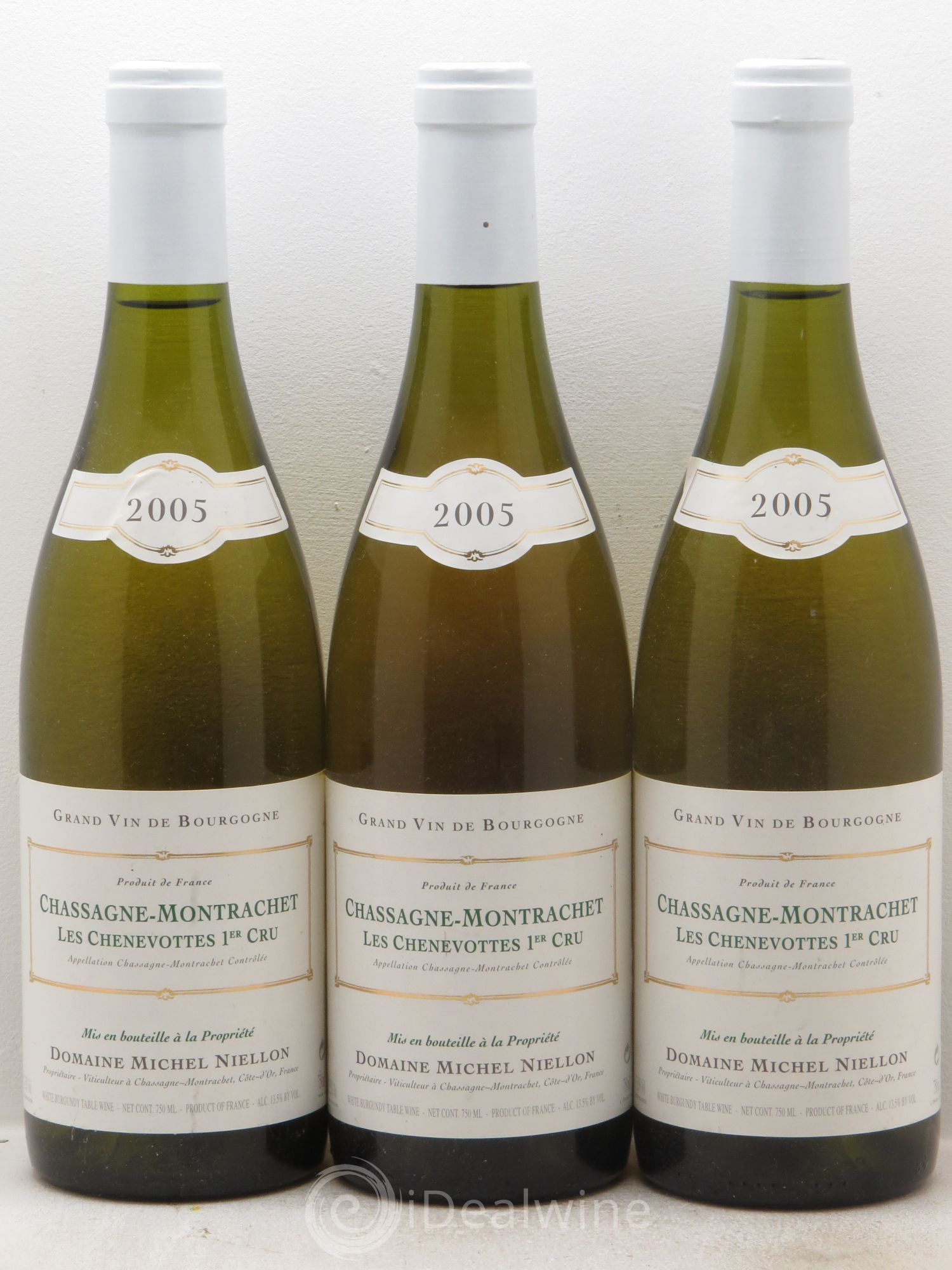 Chassagne-Montrachet 1er Cru (sans prix de réserve) 2005 - Lot de 3 bouteilles - 0