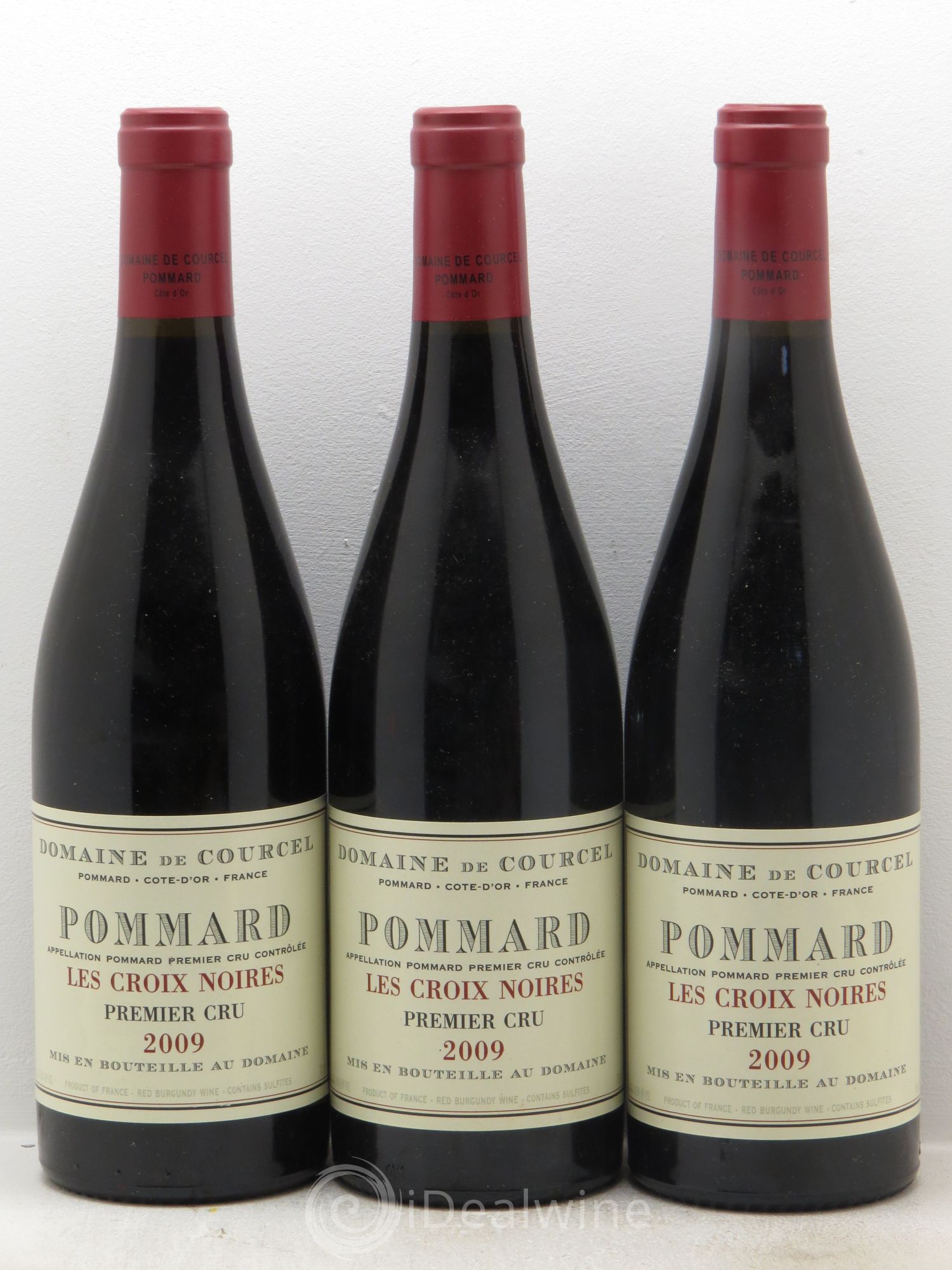 Pommard 1er Cru Les Croix Noires de Courcel (Domaine) 2009 - Lot de 3 bouteilles - 0