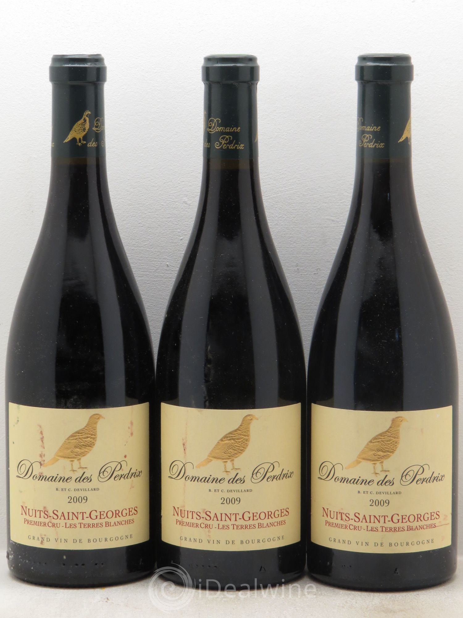 Nuits-Saint-Georges 1er Cru Domaine des Perdrix 2009 - Lot de 3 bouteilles - 0