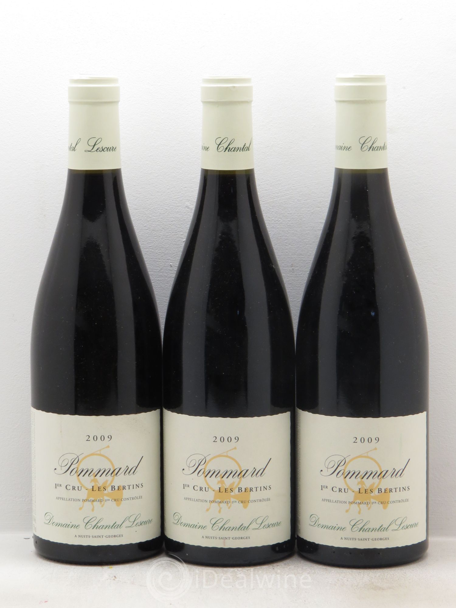 Pommard 1er Cru Les Bertins Chantal Lescure 2009 - Lot de 3 bouteilles - 0
