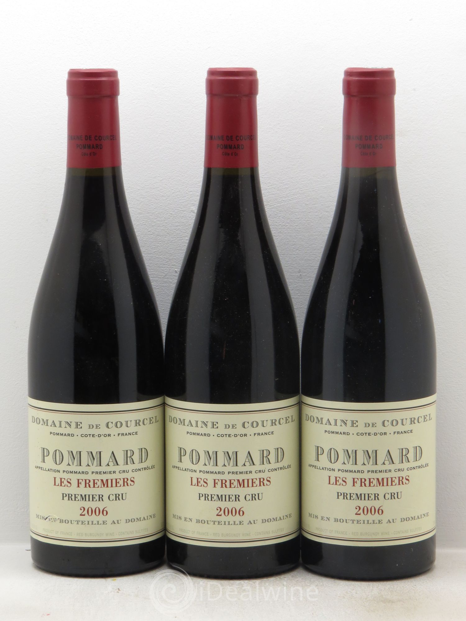 Pommard 1er Cru Les Frémiers de Courcel (Domaine) 2006 - Lot de 3 bouteilles - 0