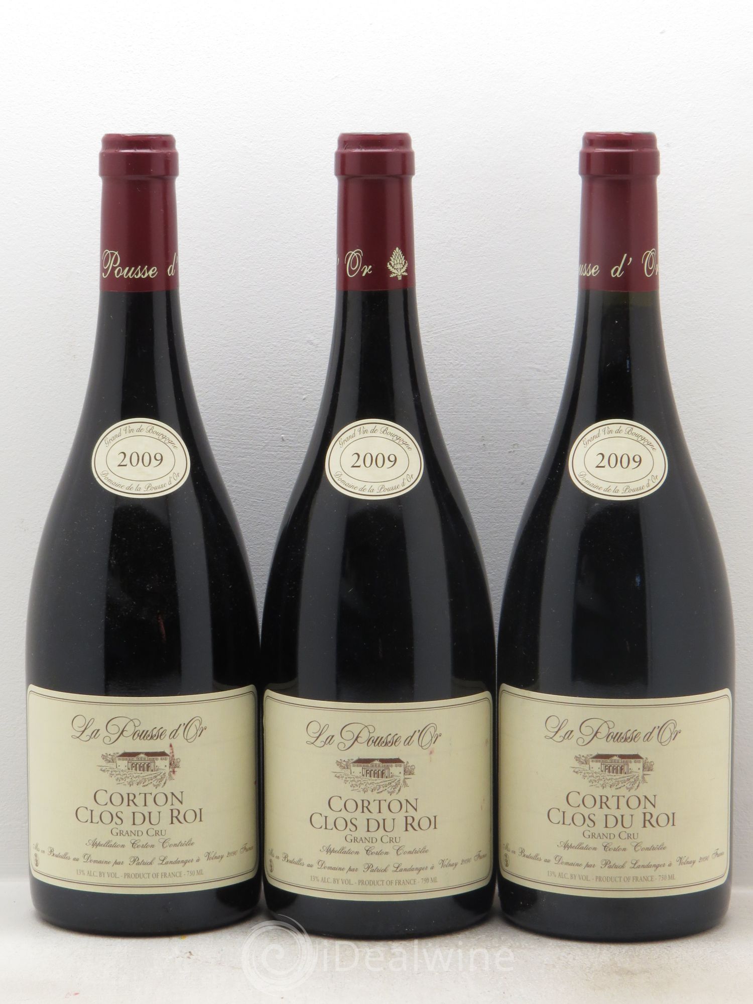 Corton Grand Cru Clos du Roi La Pousse d'Or (Domaine de) 2009 - Lot de 3 bouteilles - 0