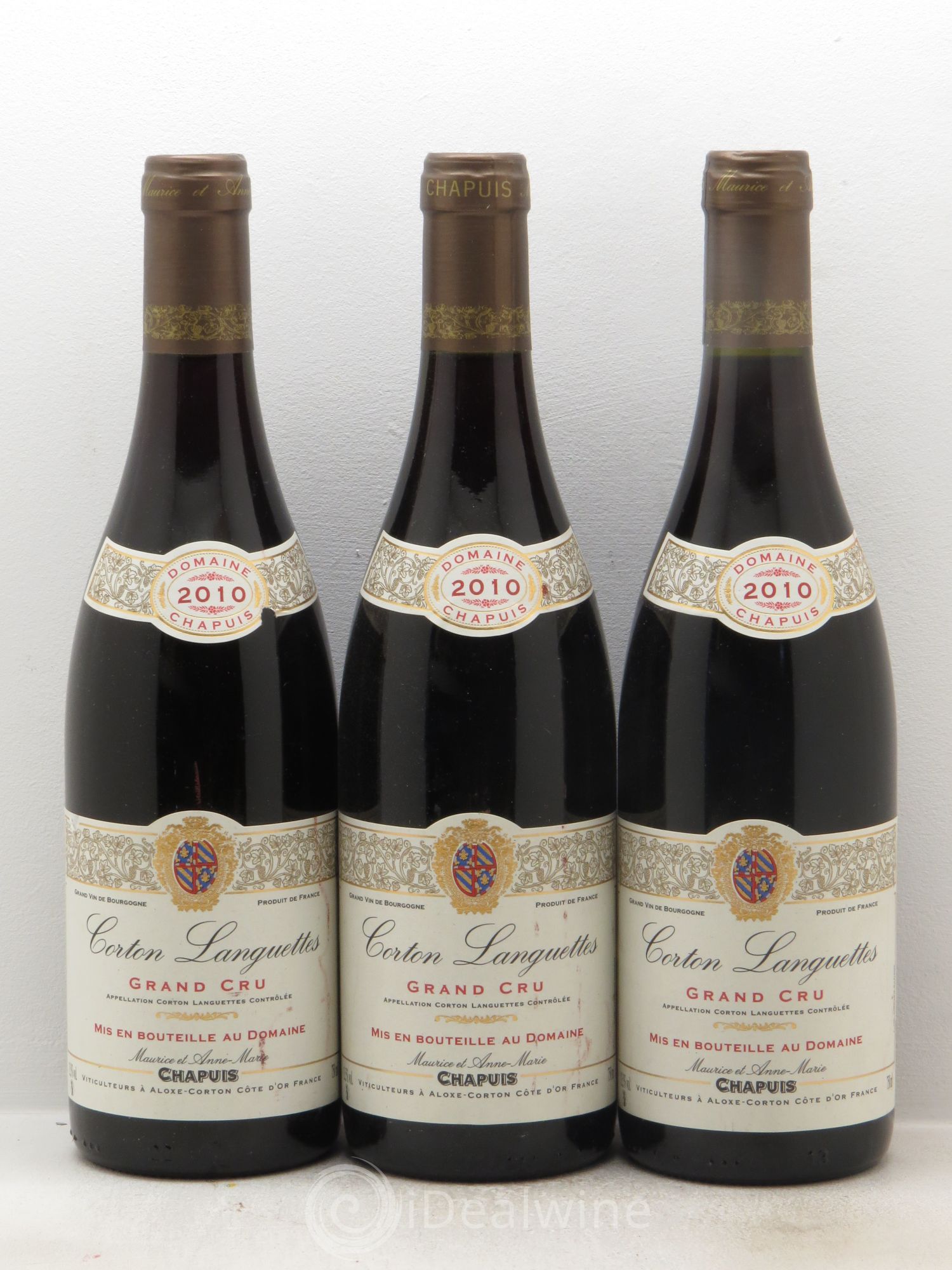 Corton Grand Cru 2010 - Lot de 3 bouteilles - 0