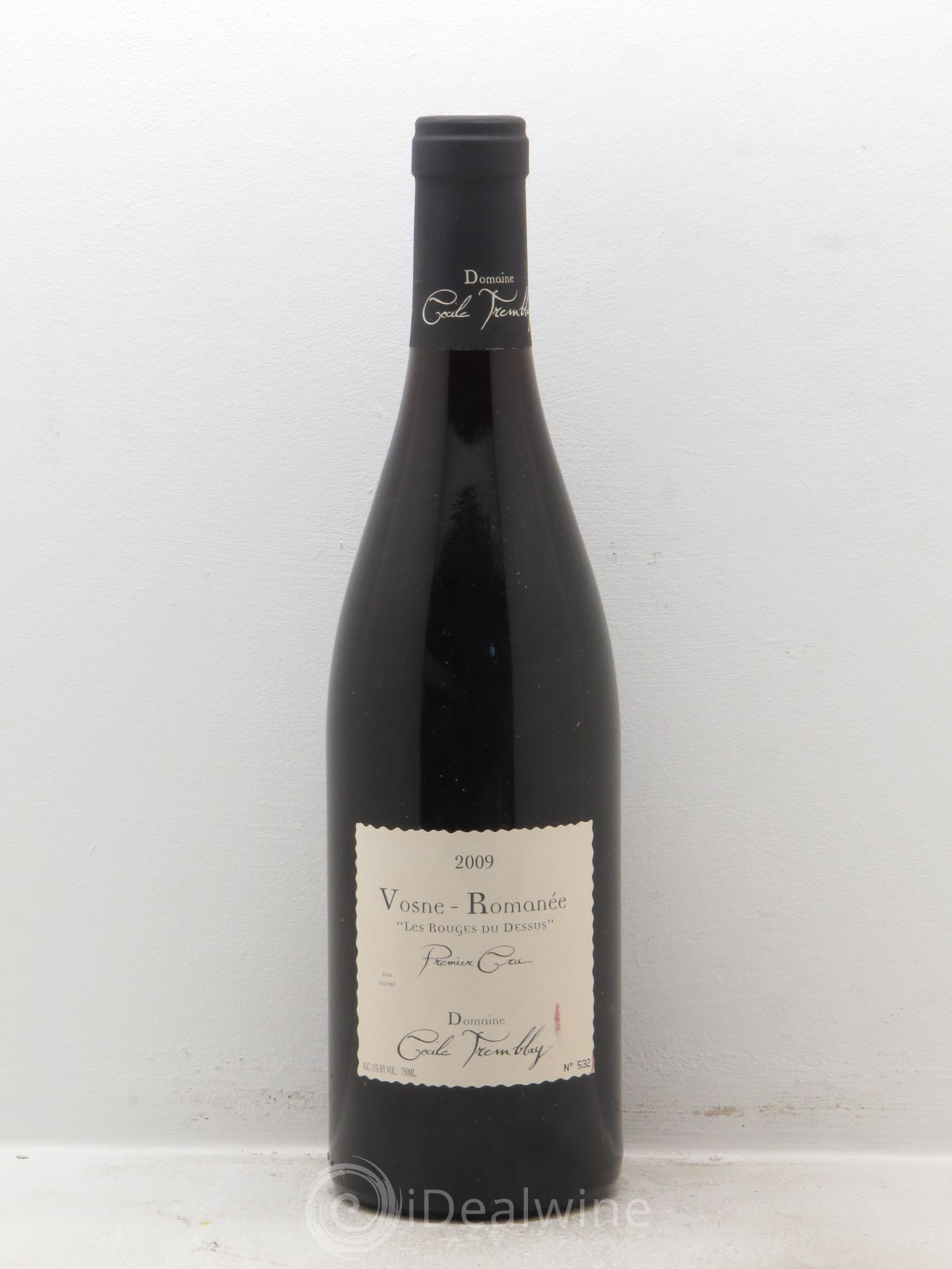 Vosne-Romanée 1er Cru "les Rouges Dessus" Cécile Tremblay 2009 - Lot de 1 bouteille - 0
