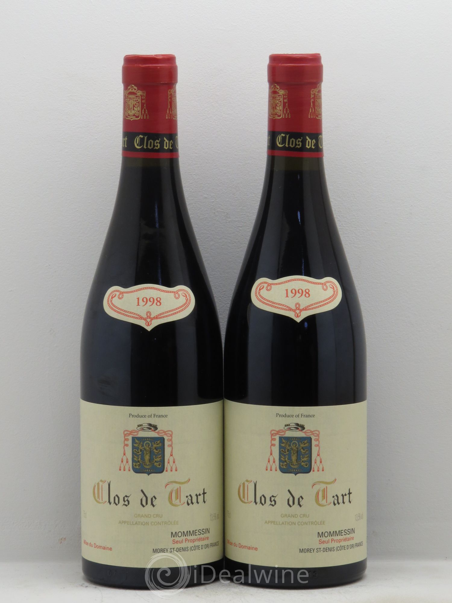 Clos de Tart Grand Cru Clos de Tart 1998 - Lot de 2 bouteilles - 0